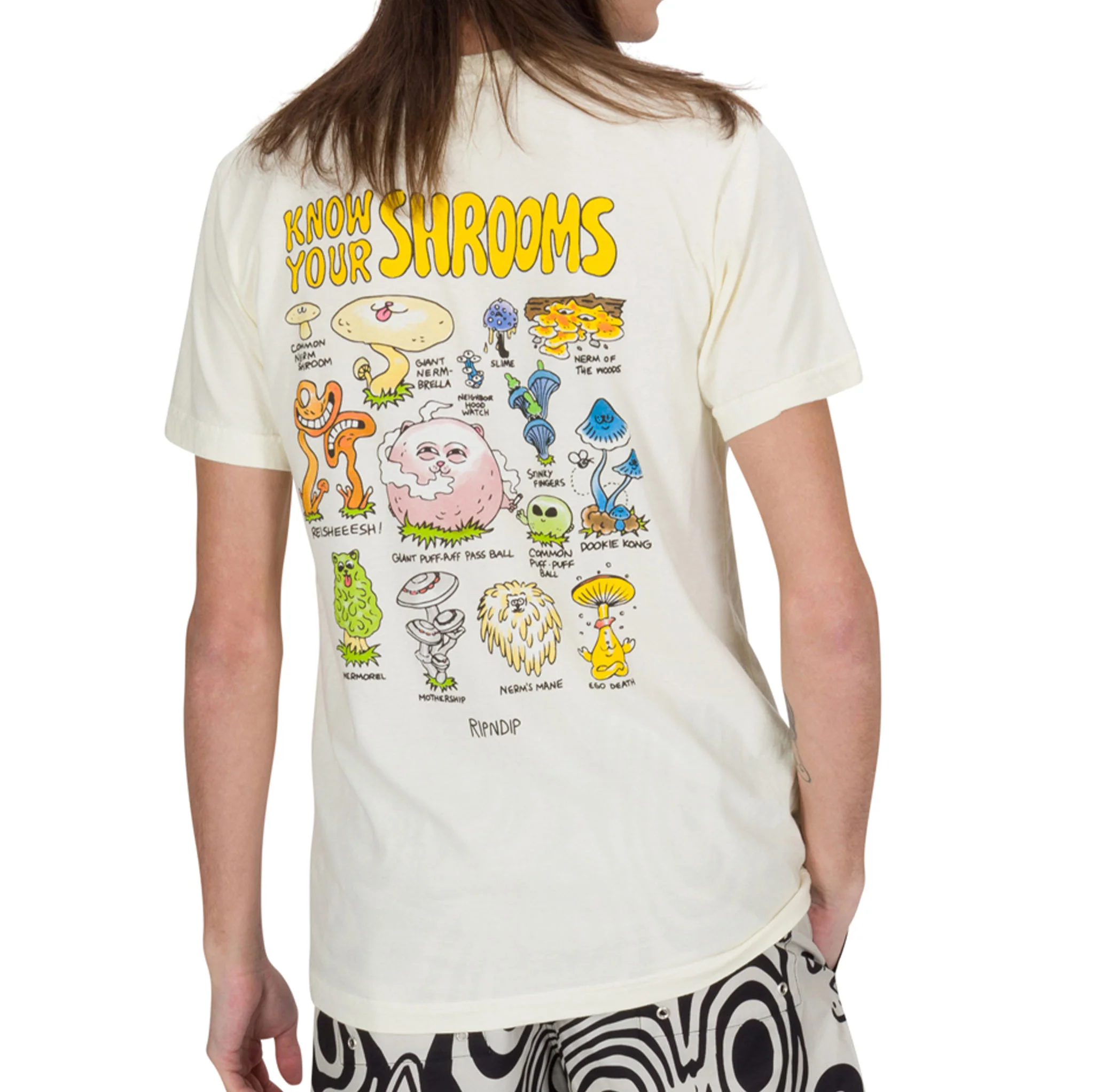 Know Ur Shrooms Tee (Natural) - Image 2
