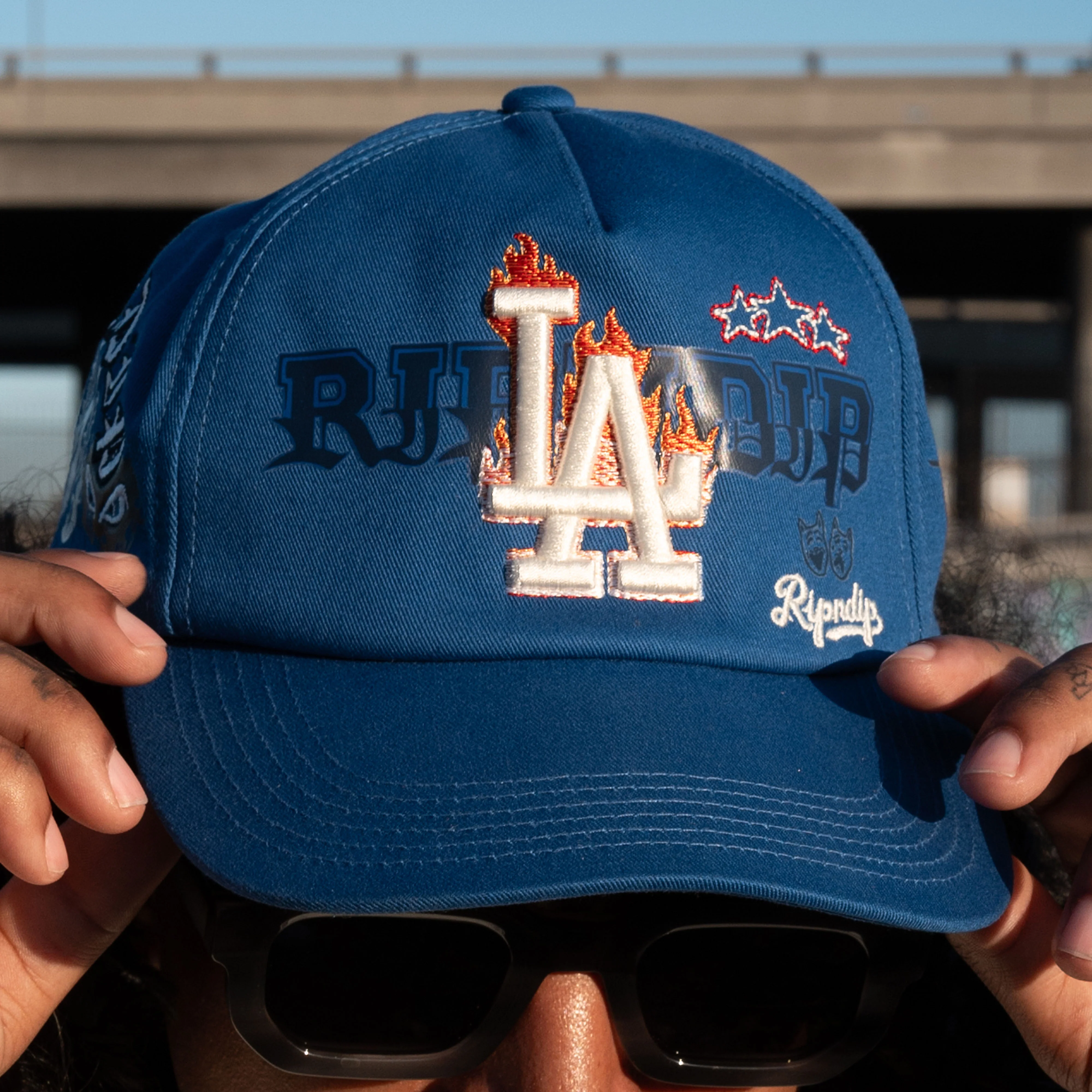 LA Athletics Snapback (Blue) - Image 4
