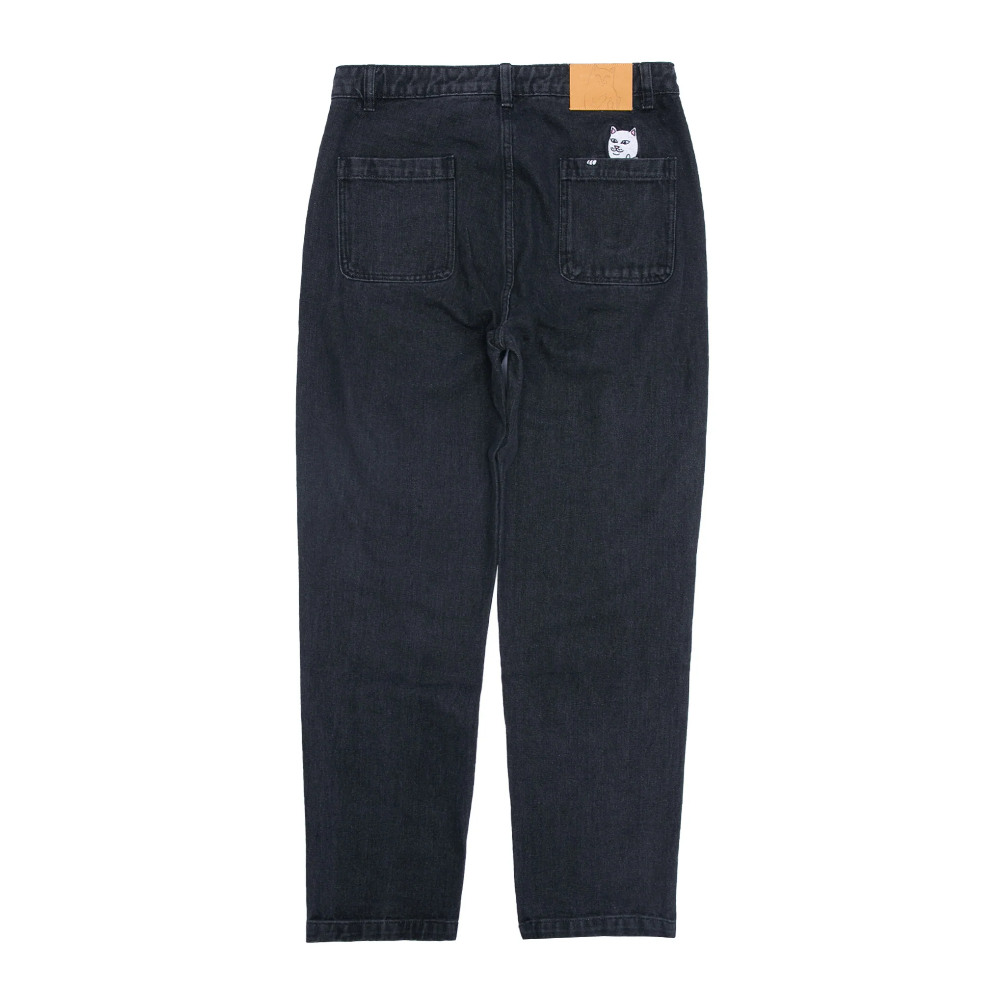 La Brea Denim Pants (Black Medium Wash) - Image 4