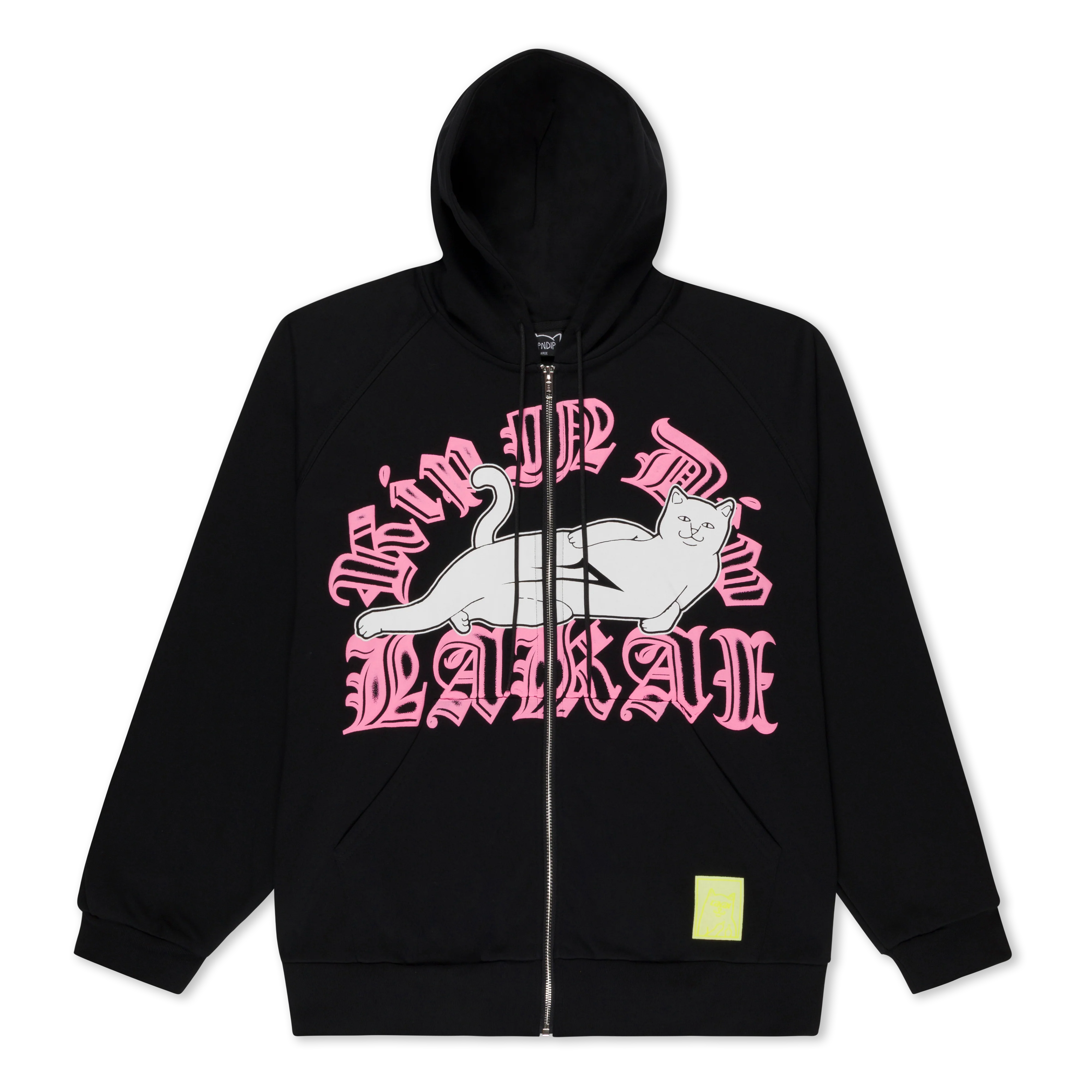 Lakai + Ripndip Zip Up Hoodie (Black)