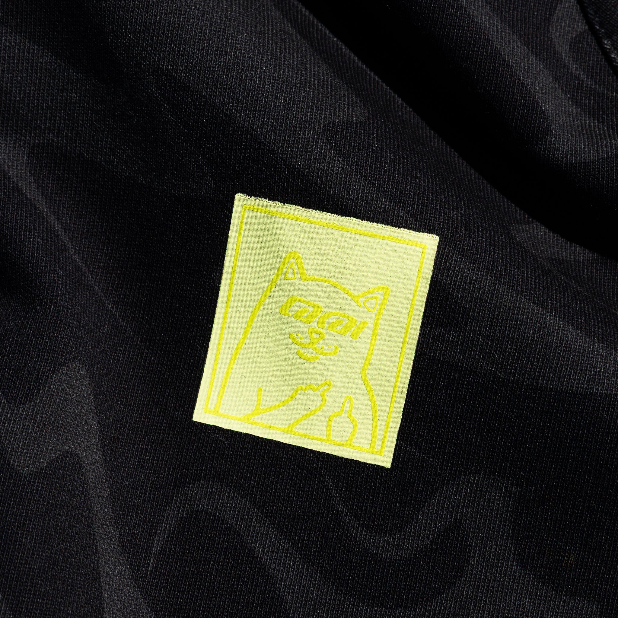 Lakai X Ripndip Flame Zip Up Hoodie (Dark Gray) - Image 2