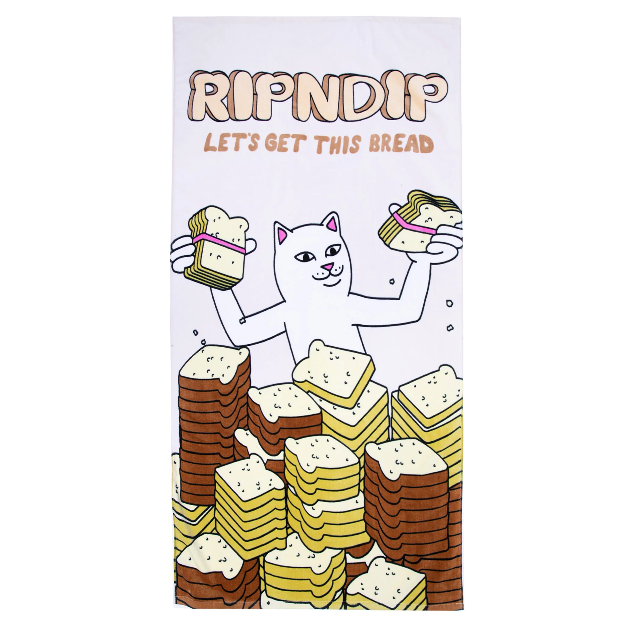 Lets Get This Bread Beach Towel