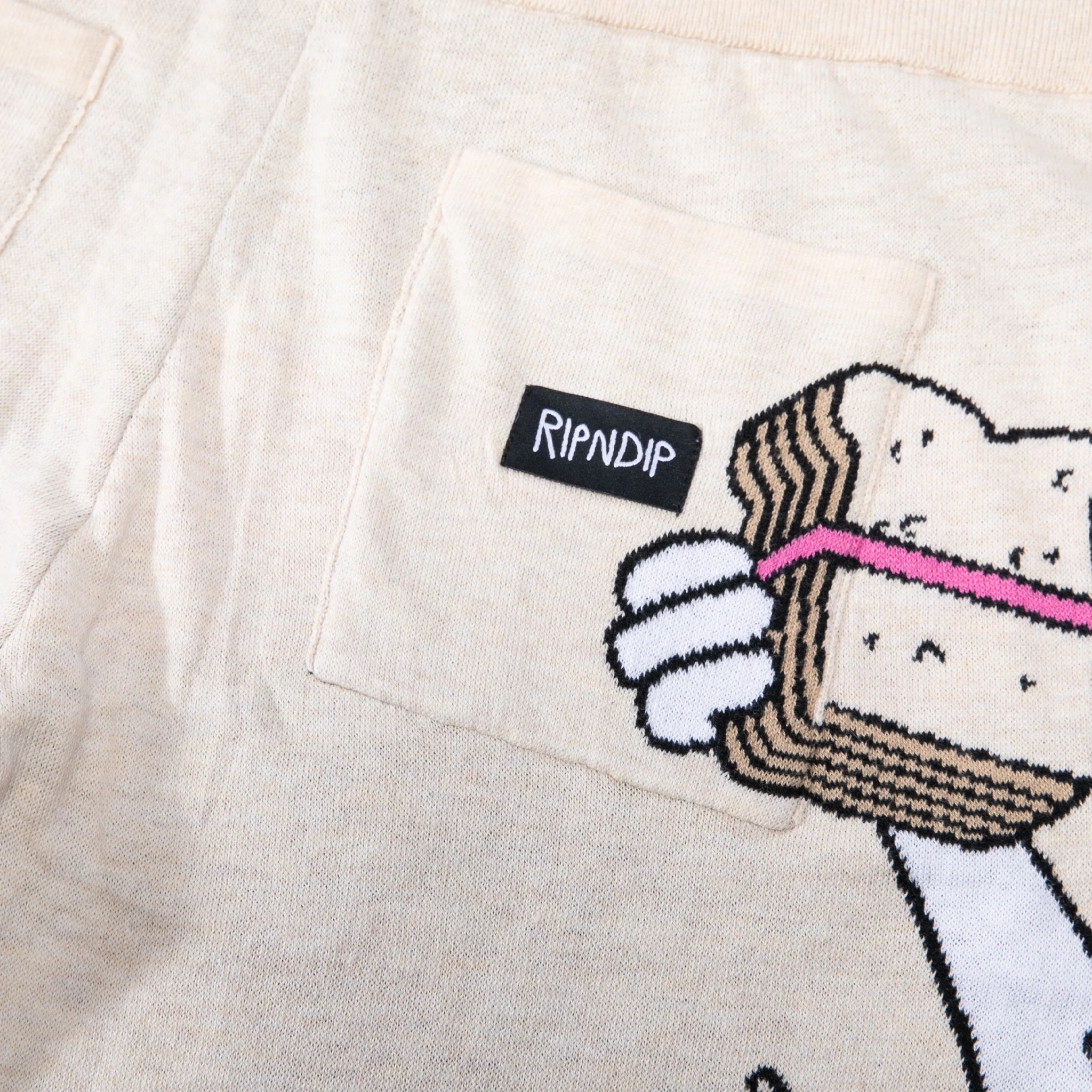 Lets Get this Bread Knit Shorts (Natural) - Image 3