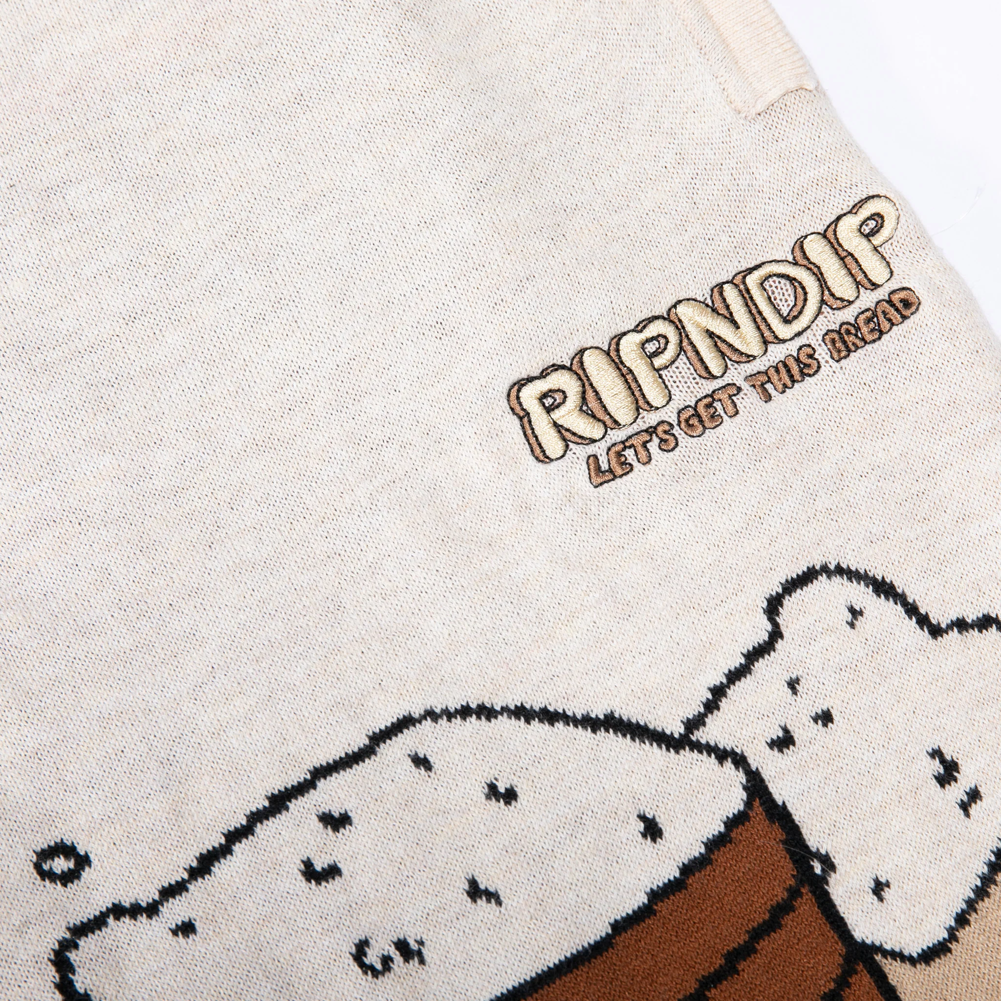 Lets Get this Bread Knit Shorts (Natural) - Image 4
