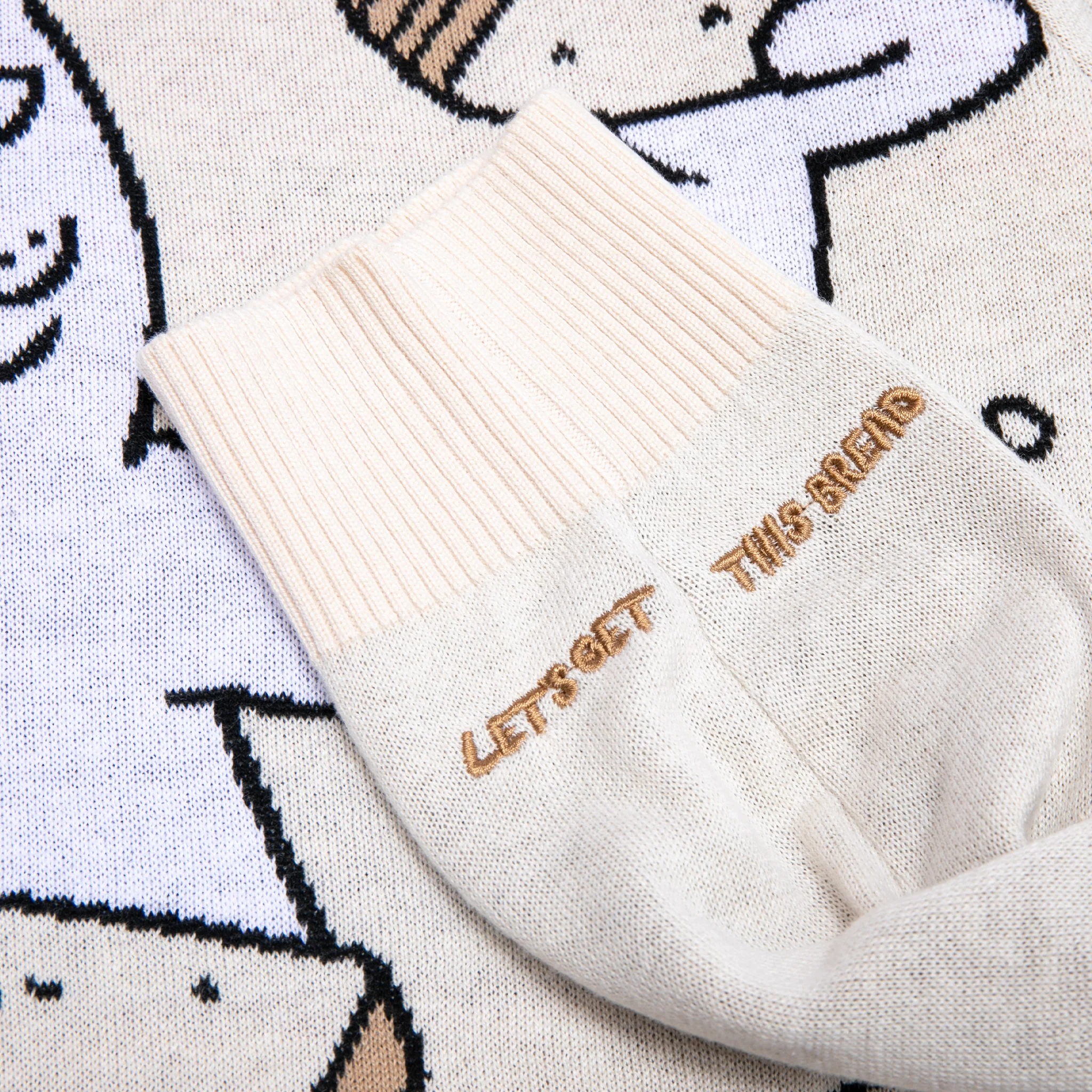 Lets Get This Bread Knit Sweater (Natural) - Image 5