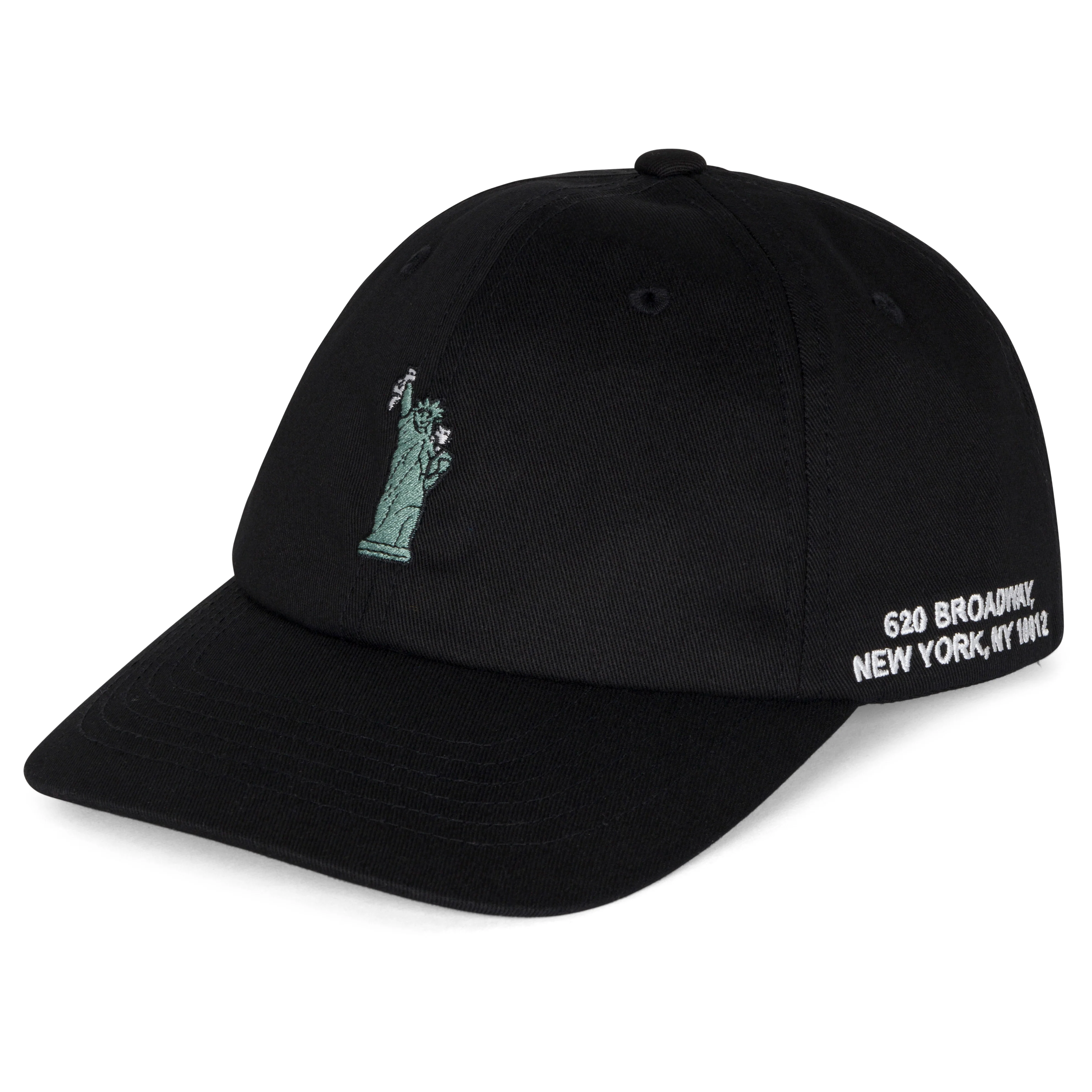 Liberty 6 Panel Hat (Black) - Image 2