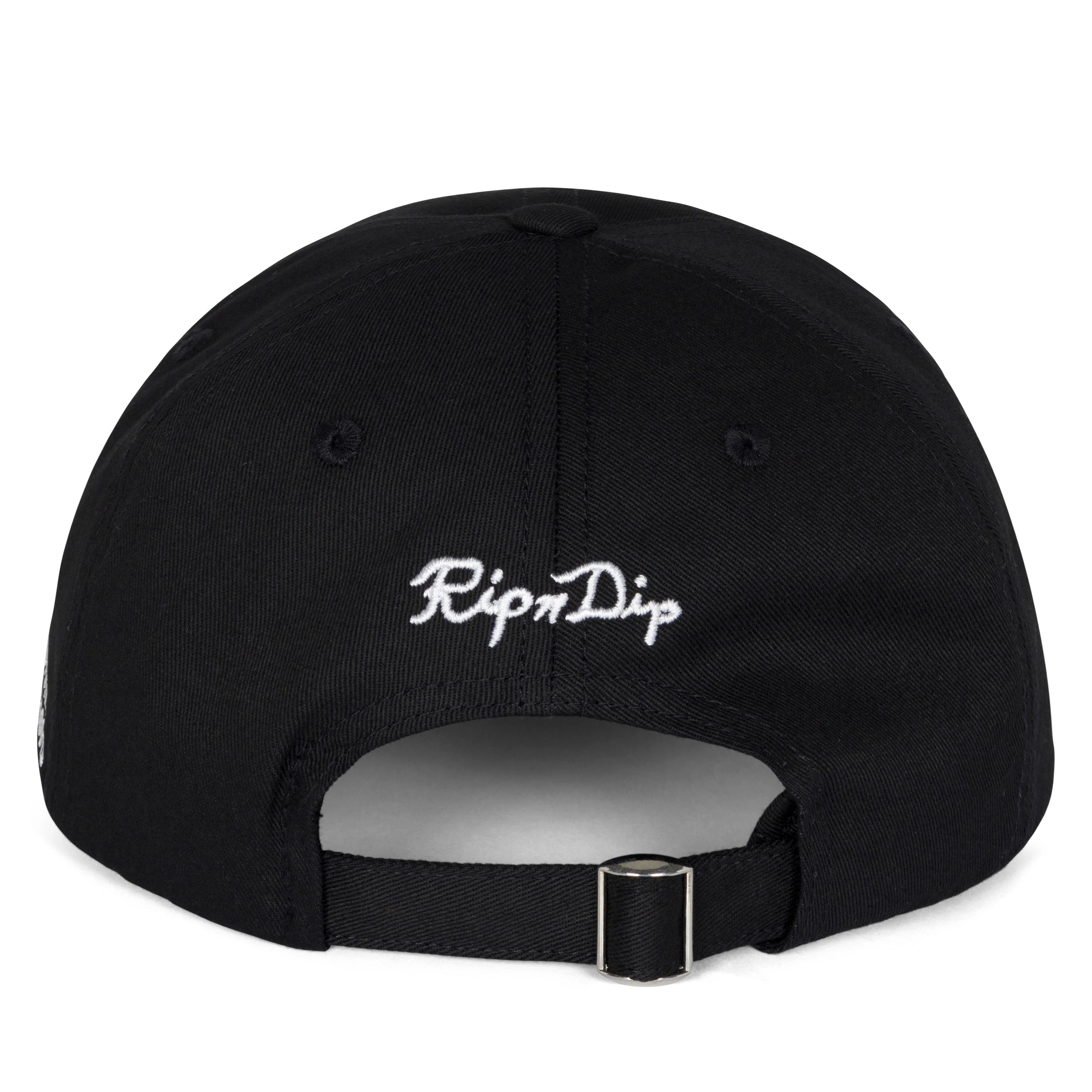 Liberty 6 Panel Hat (Black) - Image 4