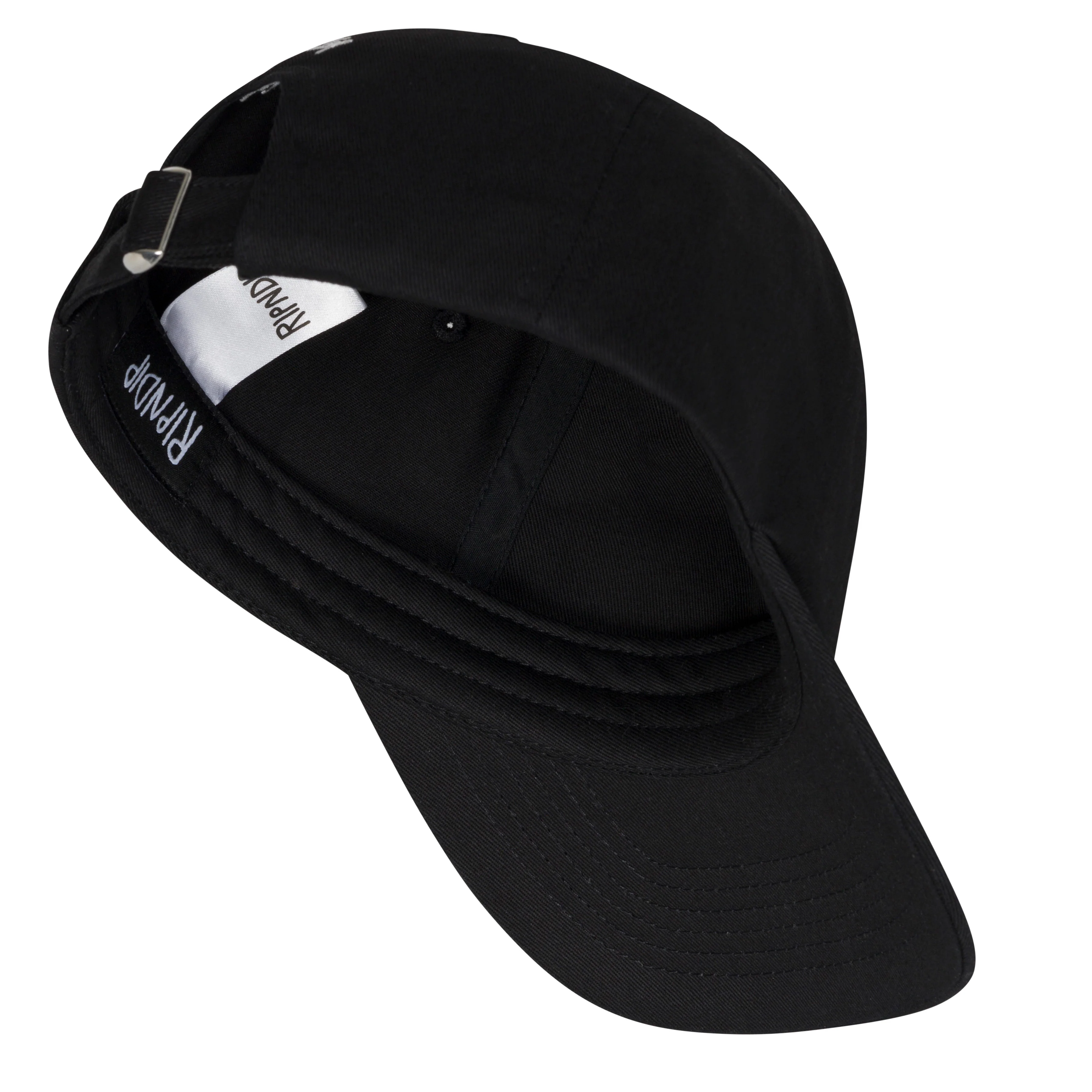 Liberty 6 Panel Hat (Black) - Image 5