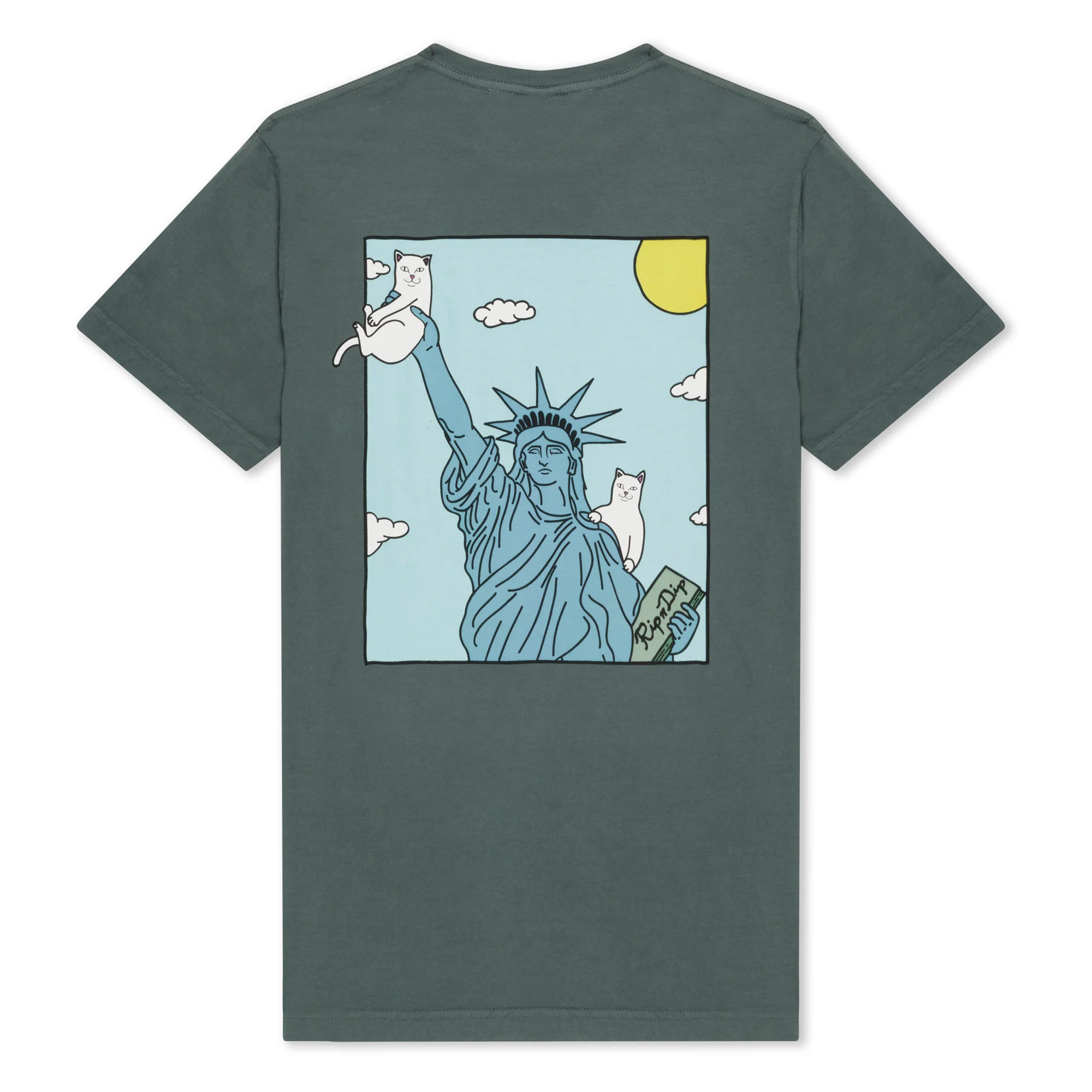 Liberty Pocket Tee (Charcoal)