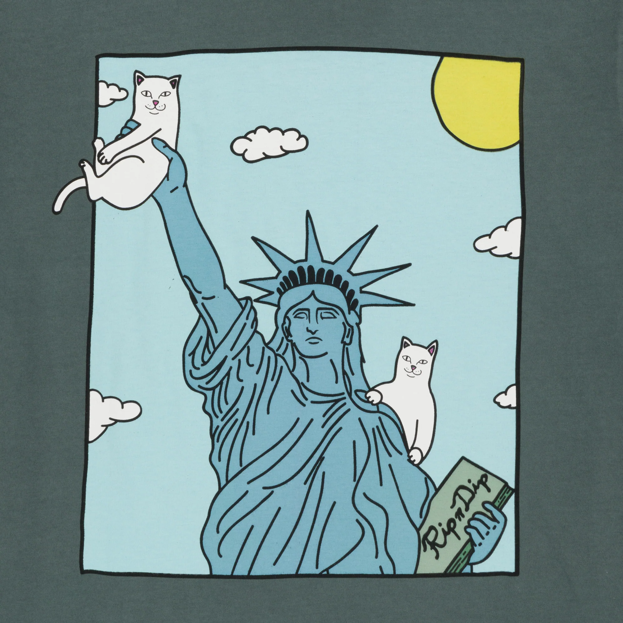 Liberty Pocket Tee (Charcoal) - Image 4