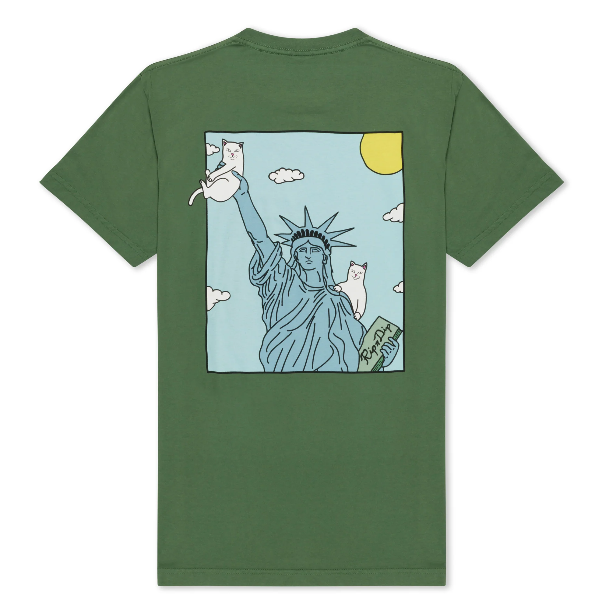 Liberty Pocket Tee (Olive)