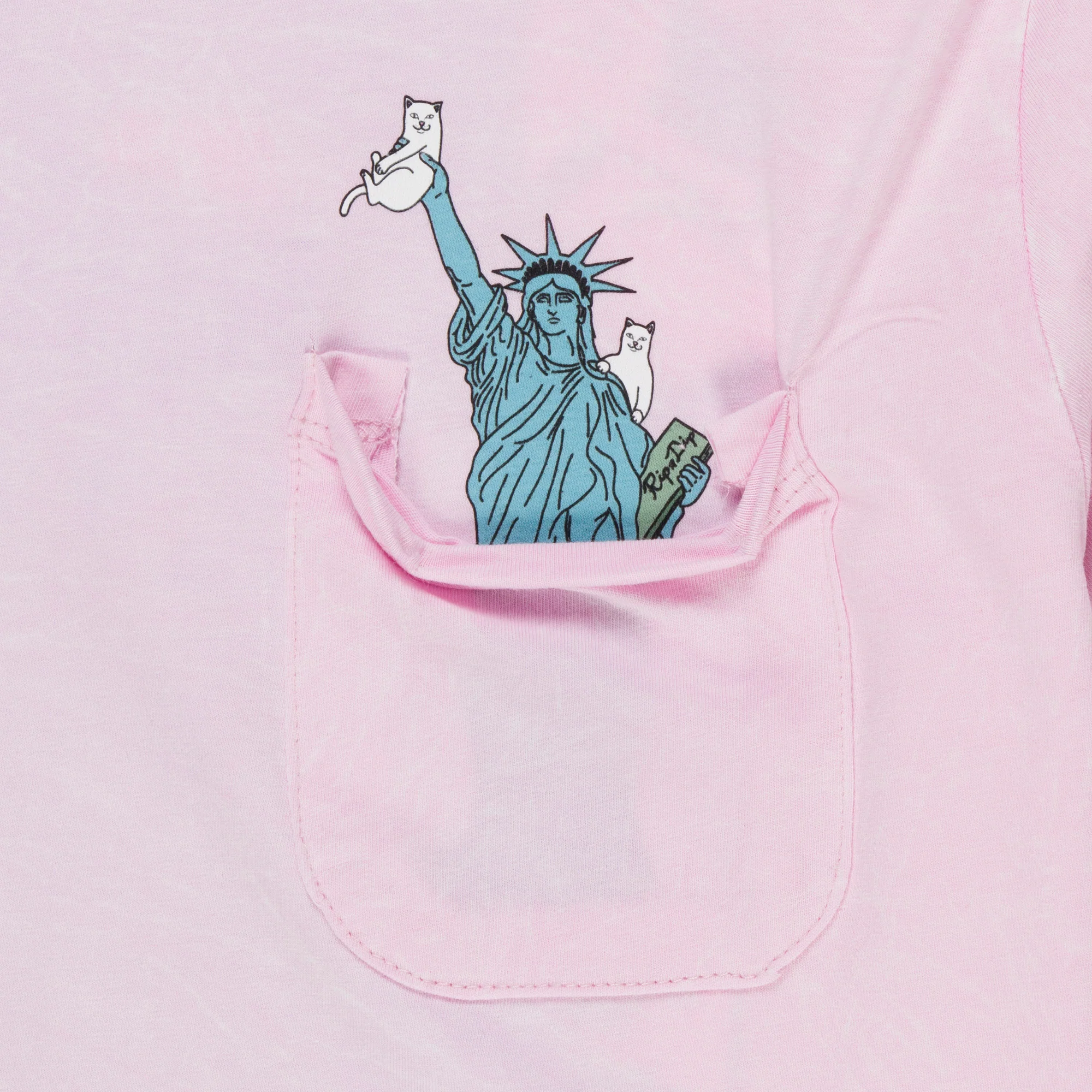 Liberty Tee (Pink Mineral Wash) - Image 3