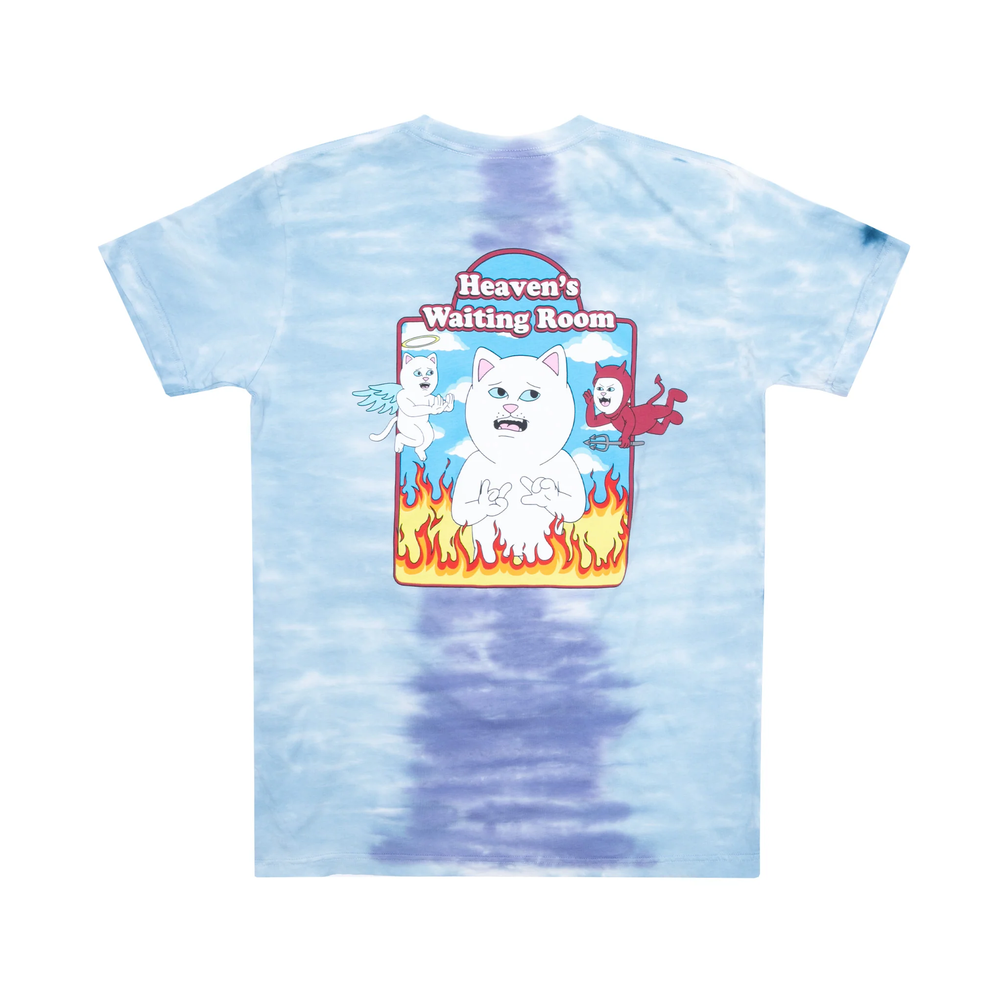 Limbo Tee (Perwinkle/Light Blue Split Dye)