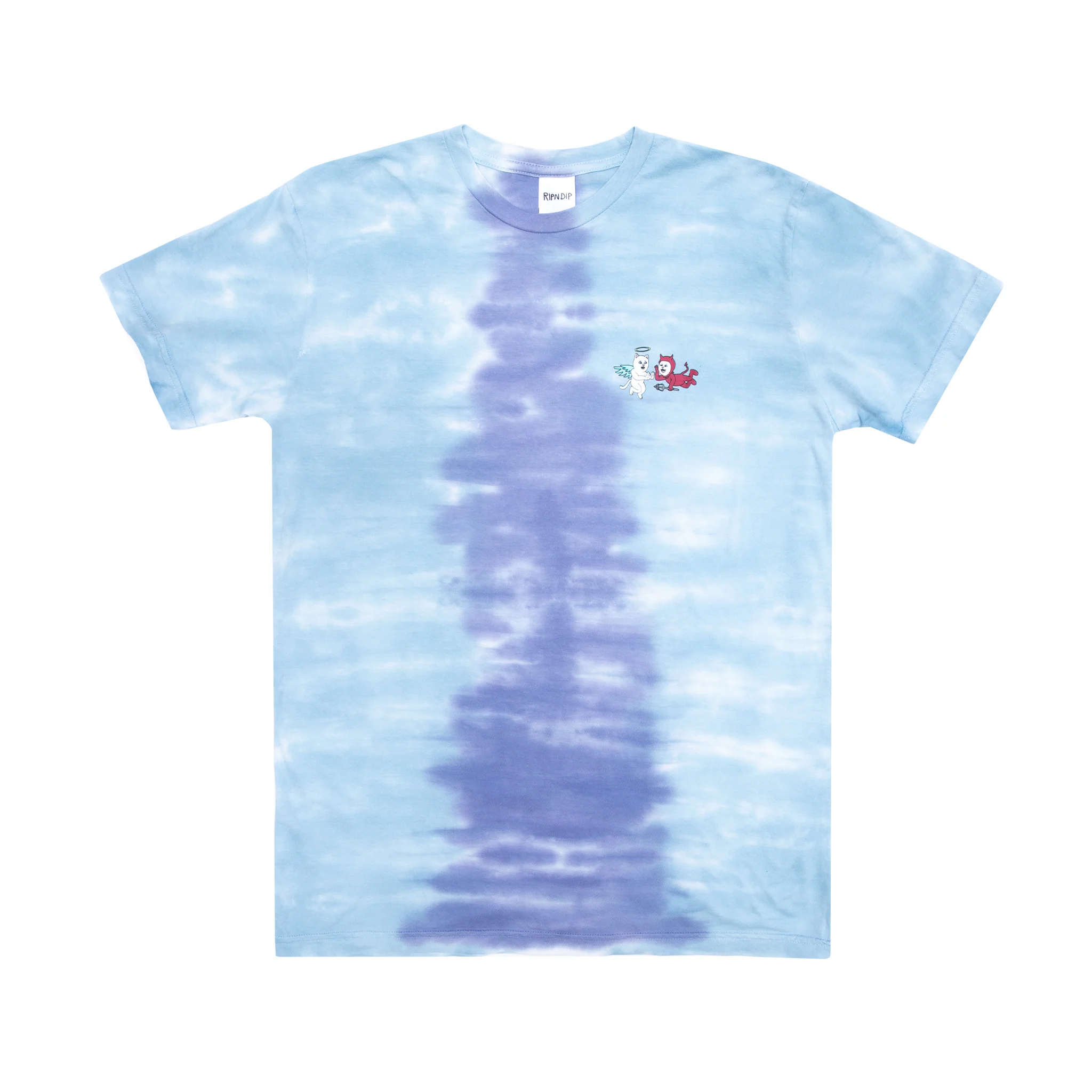 Limbo Tee (Perwinkle/Light Blue Split Dye) - Image 3
