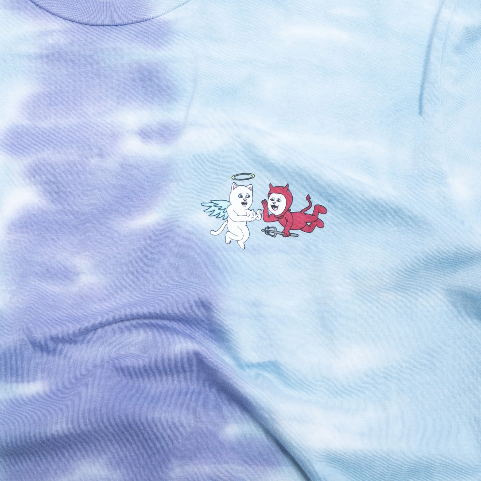 Limbo Tee (Perwinkle/Light Blue Split Dye) - Image 4