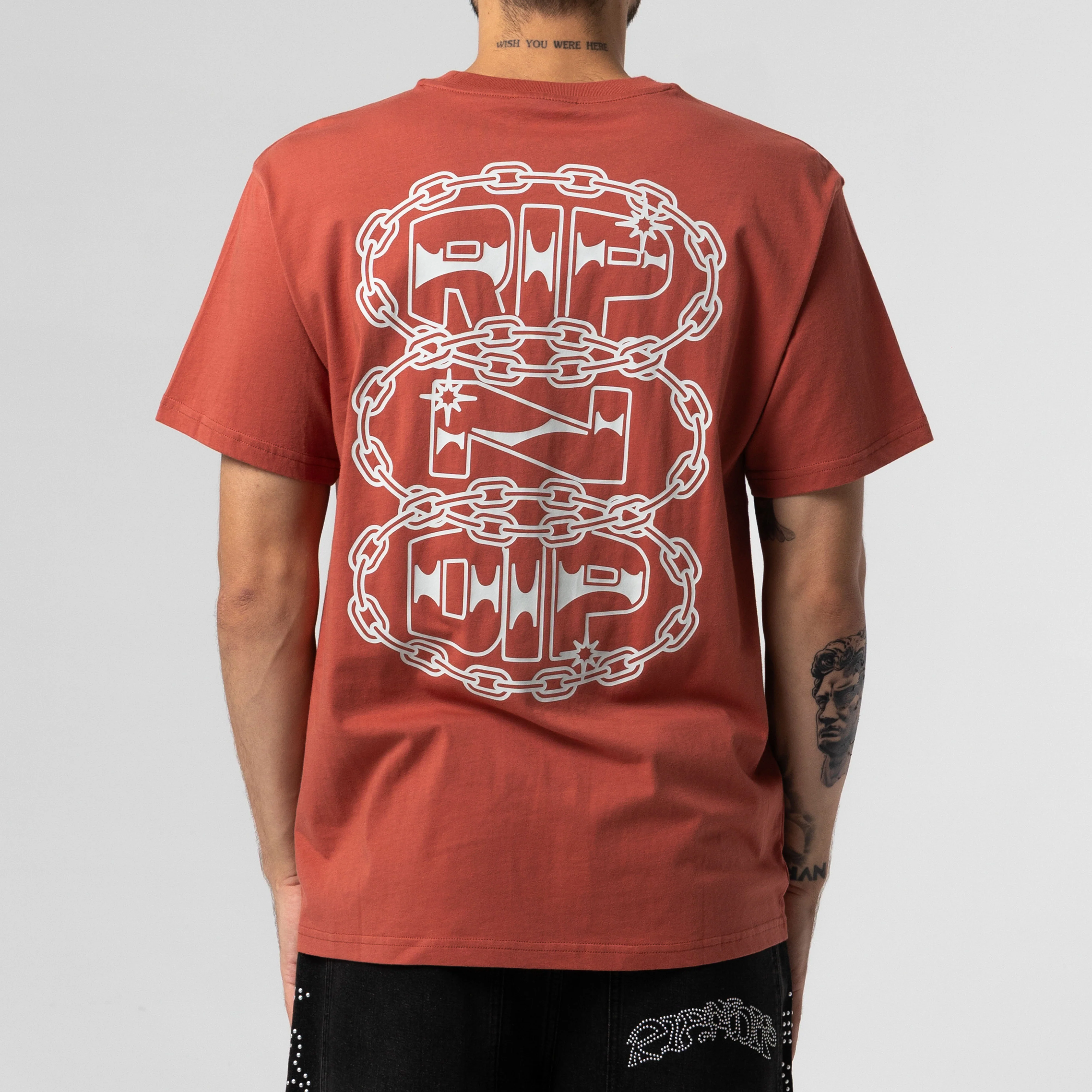 Linked Up Tee (Burnt Orange) - Image 4