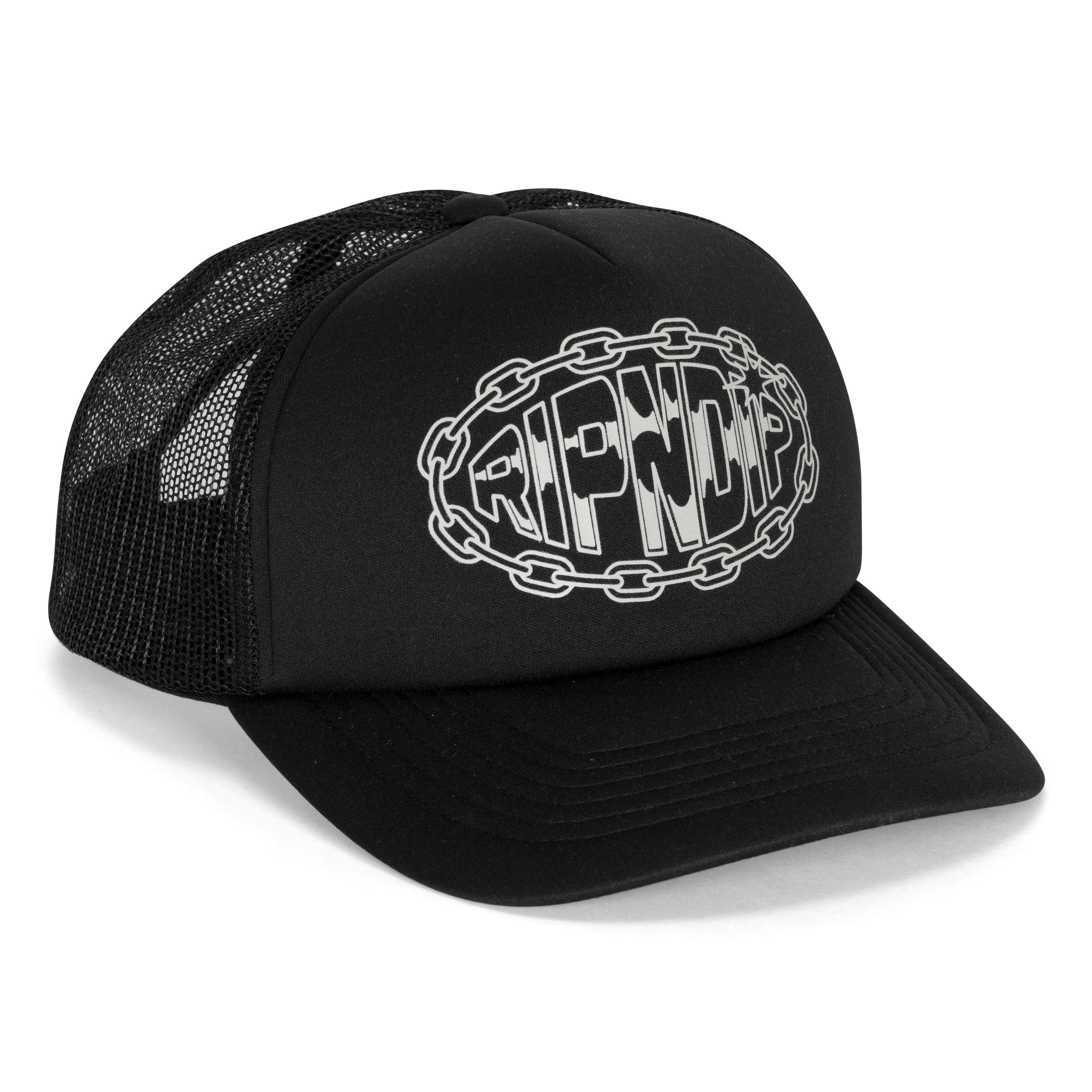 Linked Up Trucker Hat (Black)