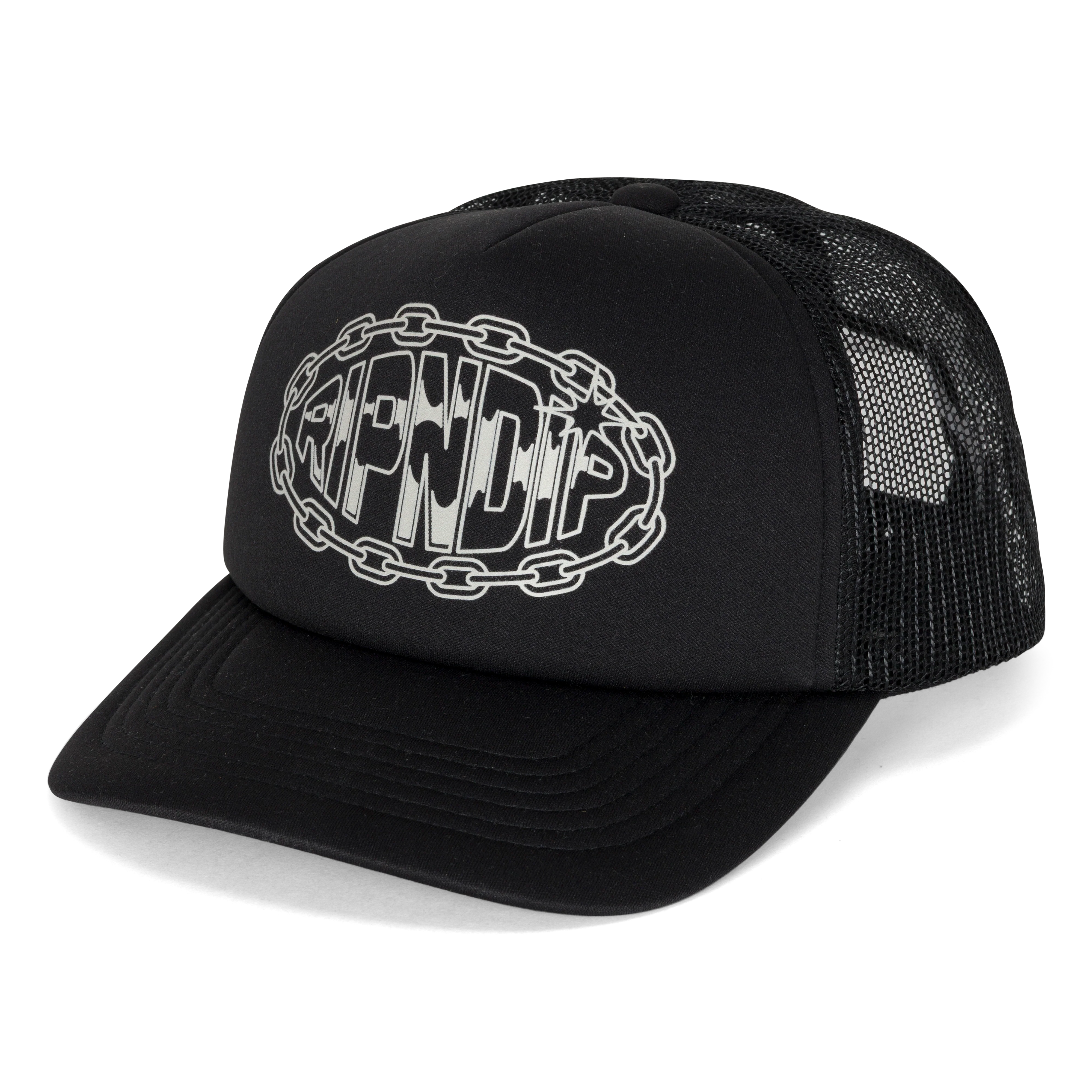 Linked Up Trucker Hat (Black) - Image 3