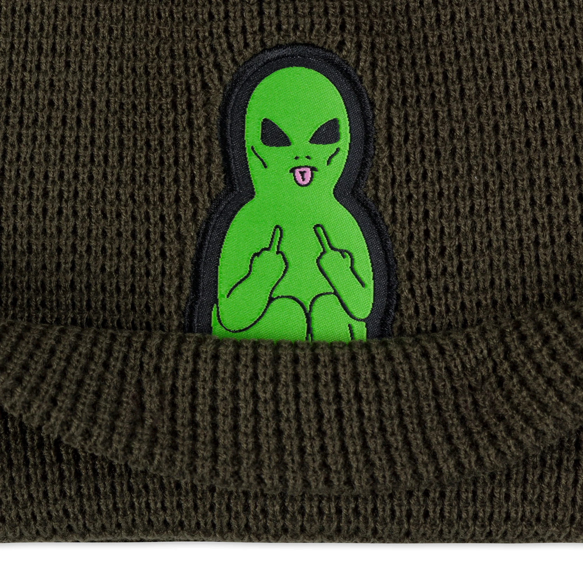 Lord Alien Beanie (Dark Olive) - Image 3
