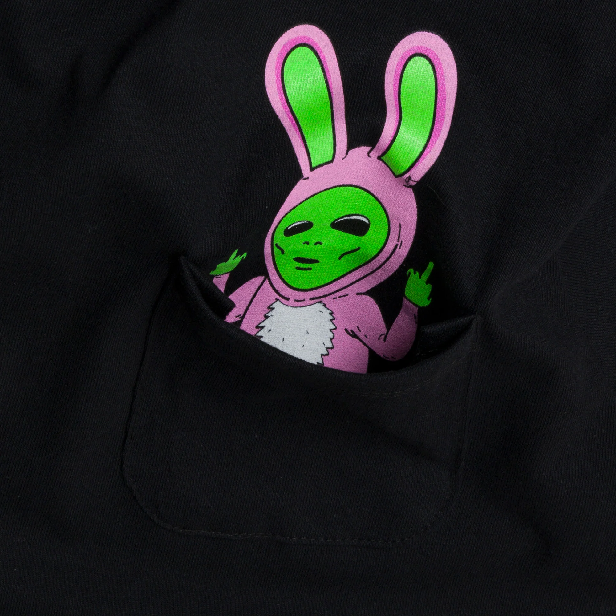 Lord Alien Bunny Pocket Tee (Black) - Image 2