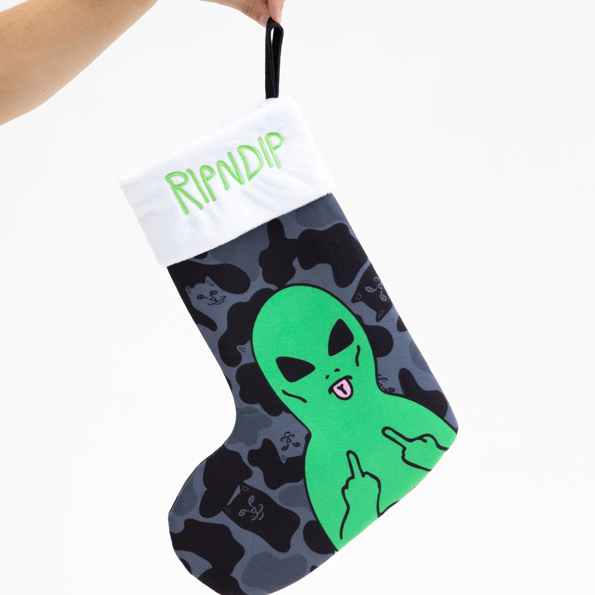 Lord Alien Christmas Stocking  (Black) - Image 2