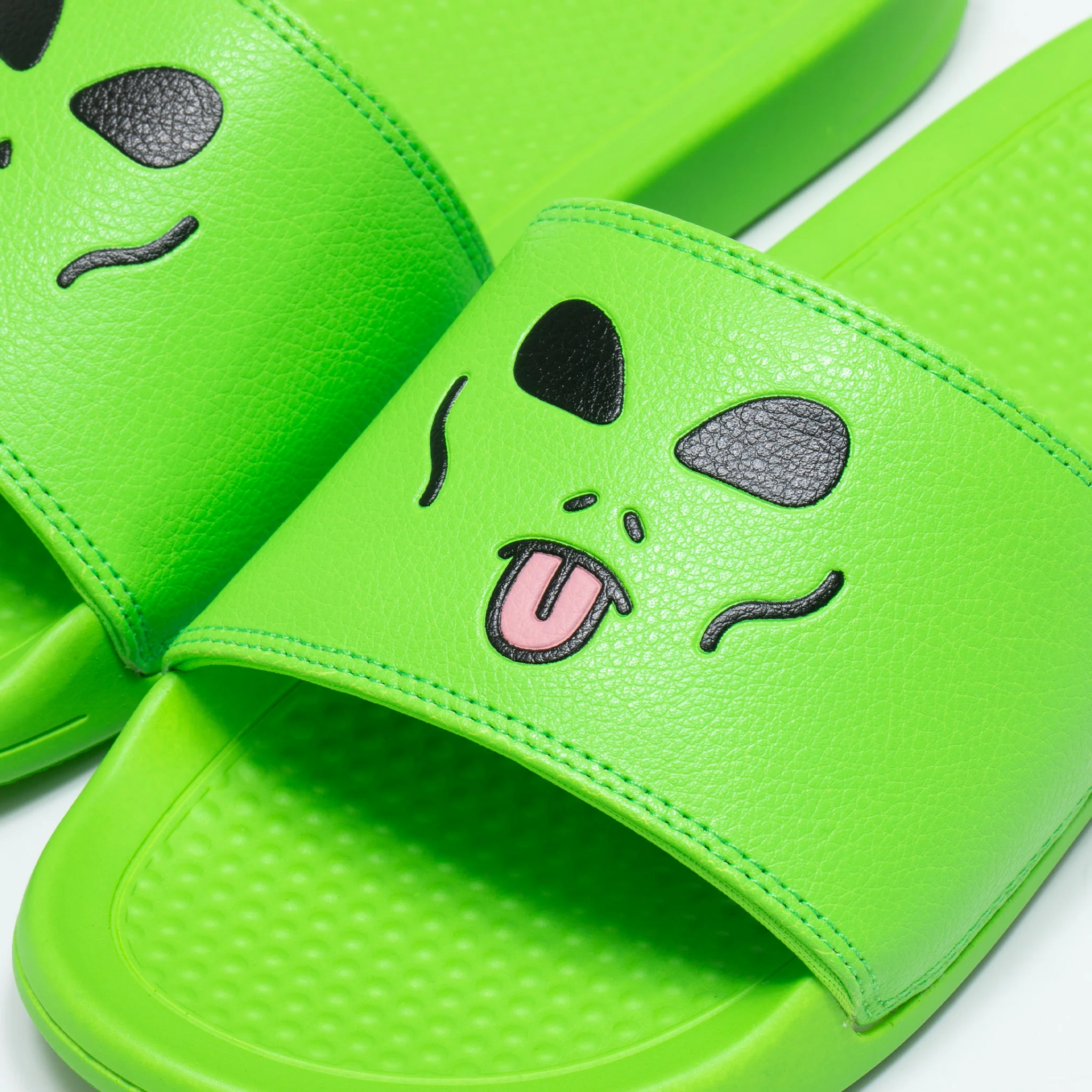 Lord Alien Face Slides (Green) - Image 3
