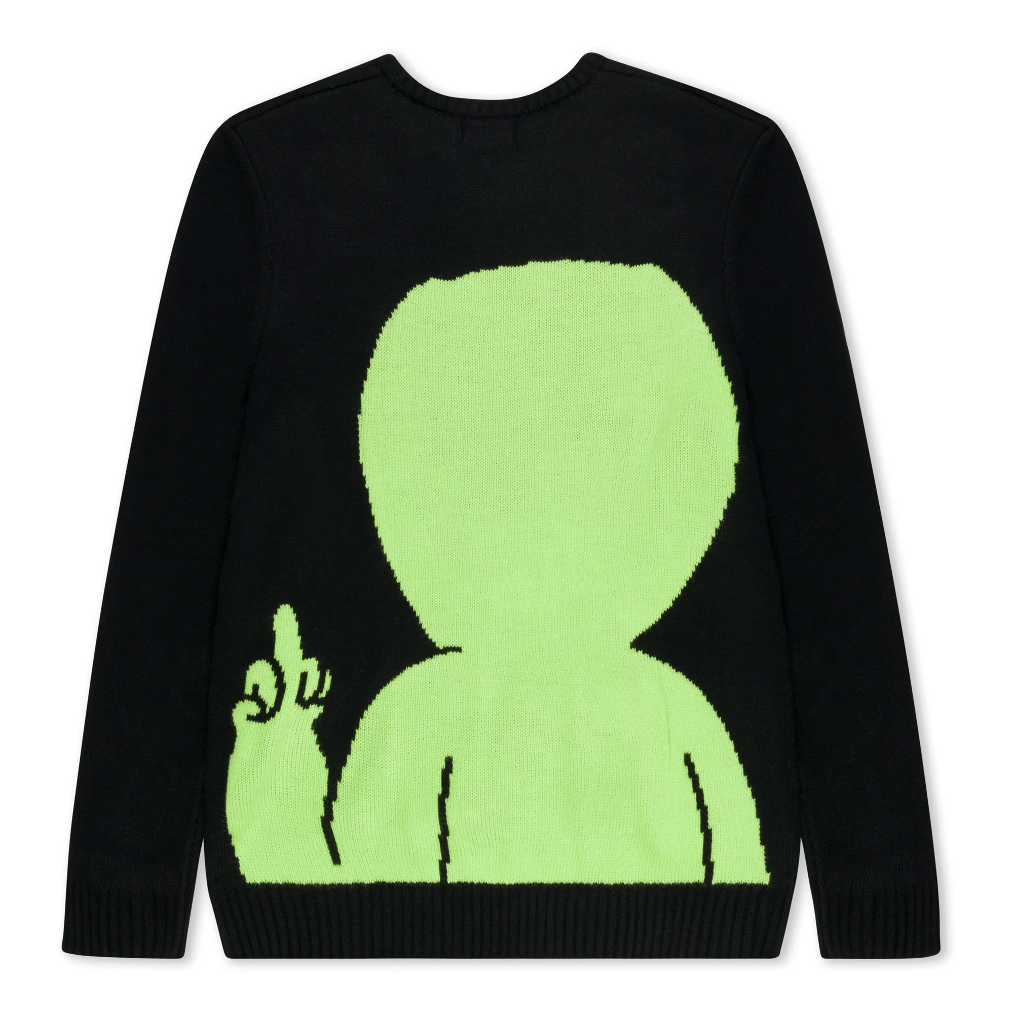 Lord Alien Flippy Knitty Sweater (Black) - Image 4
