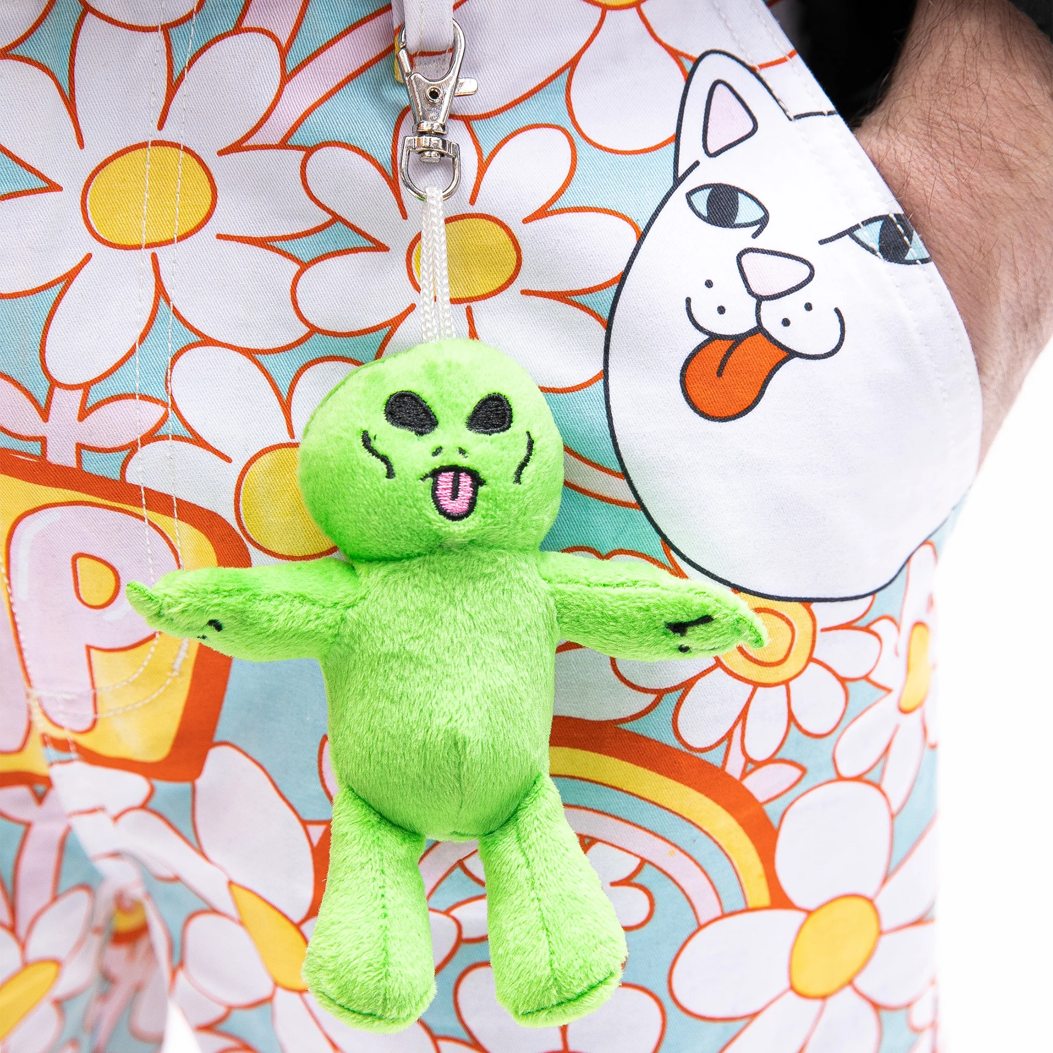 Lord Alien Plush Keychain (Green) - Image 2
