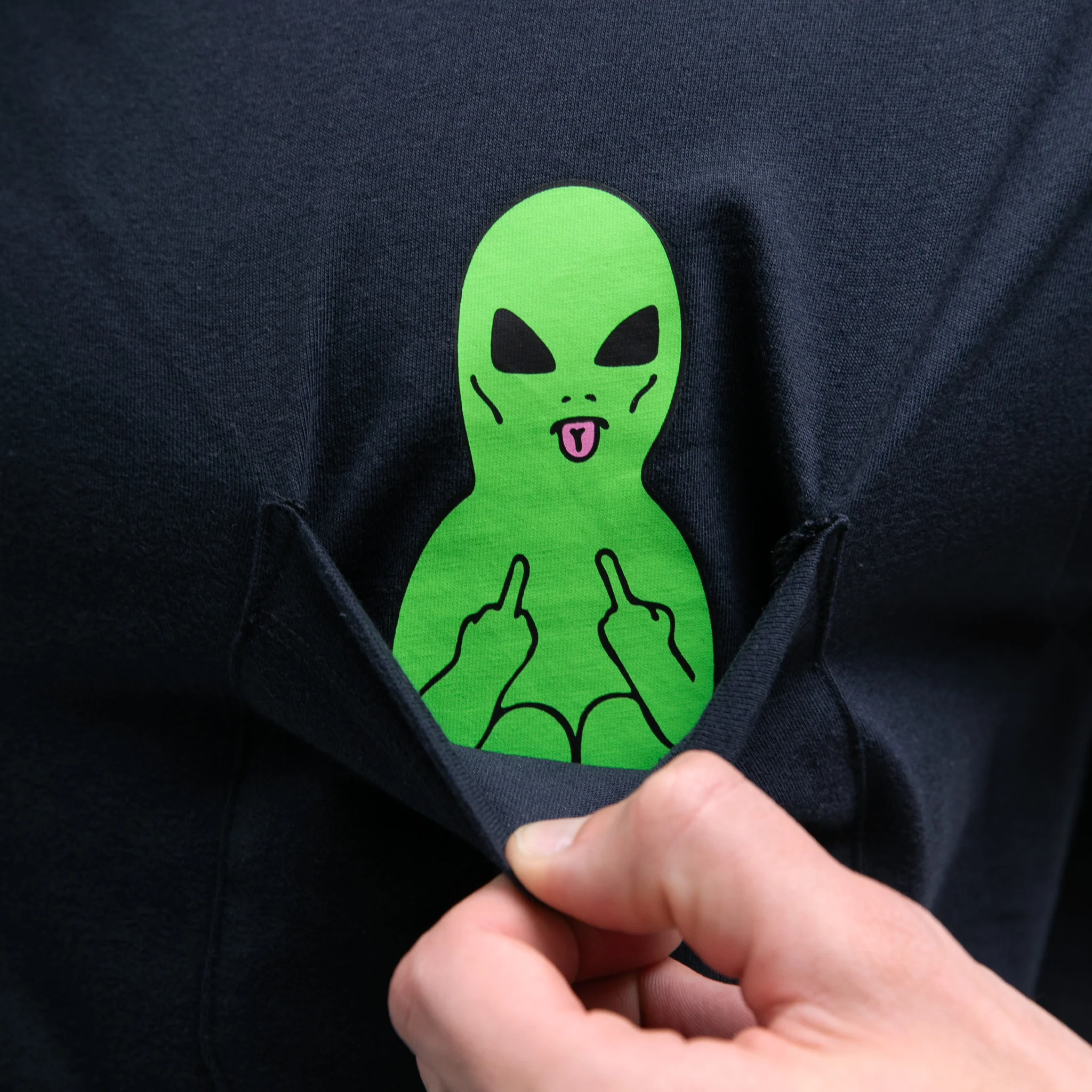 Lord Alien Pocket Tee (Navy) - Image 2