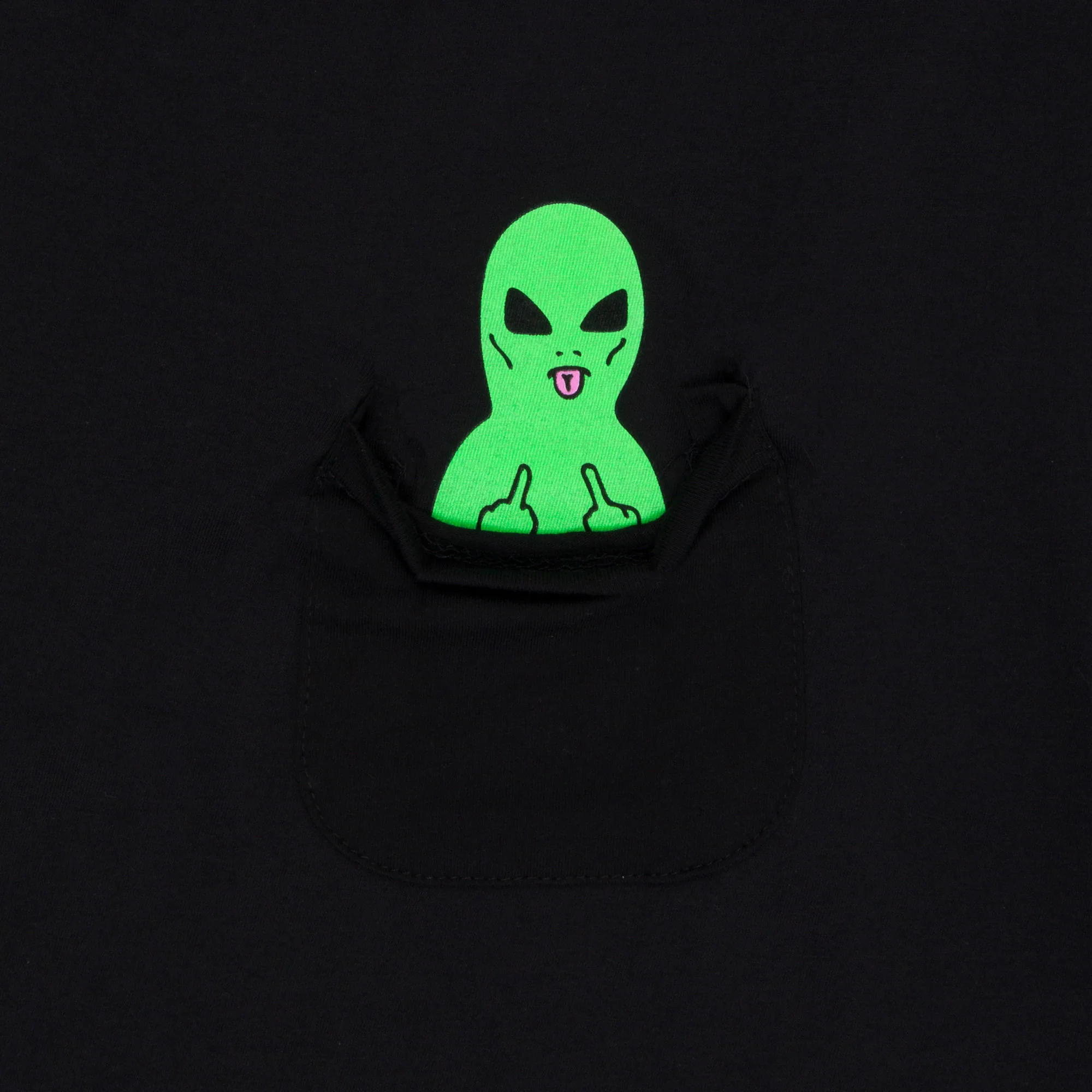 Lord Alien Pocket Tee (Black) - Image 2