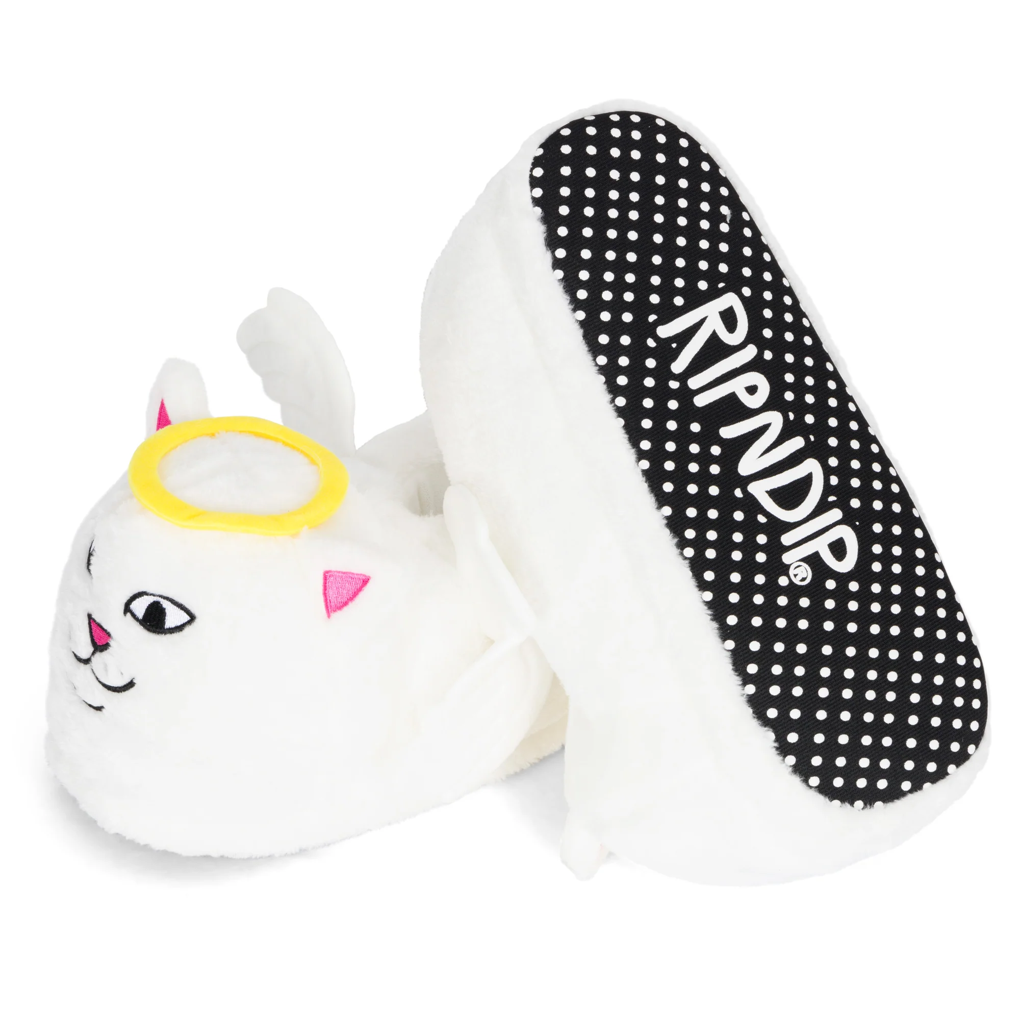 Lord Angel Plush Slippers (White) - Image 3