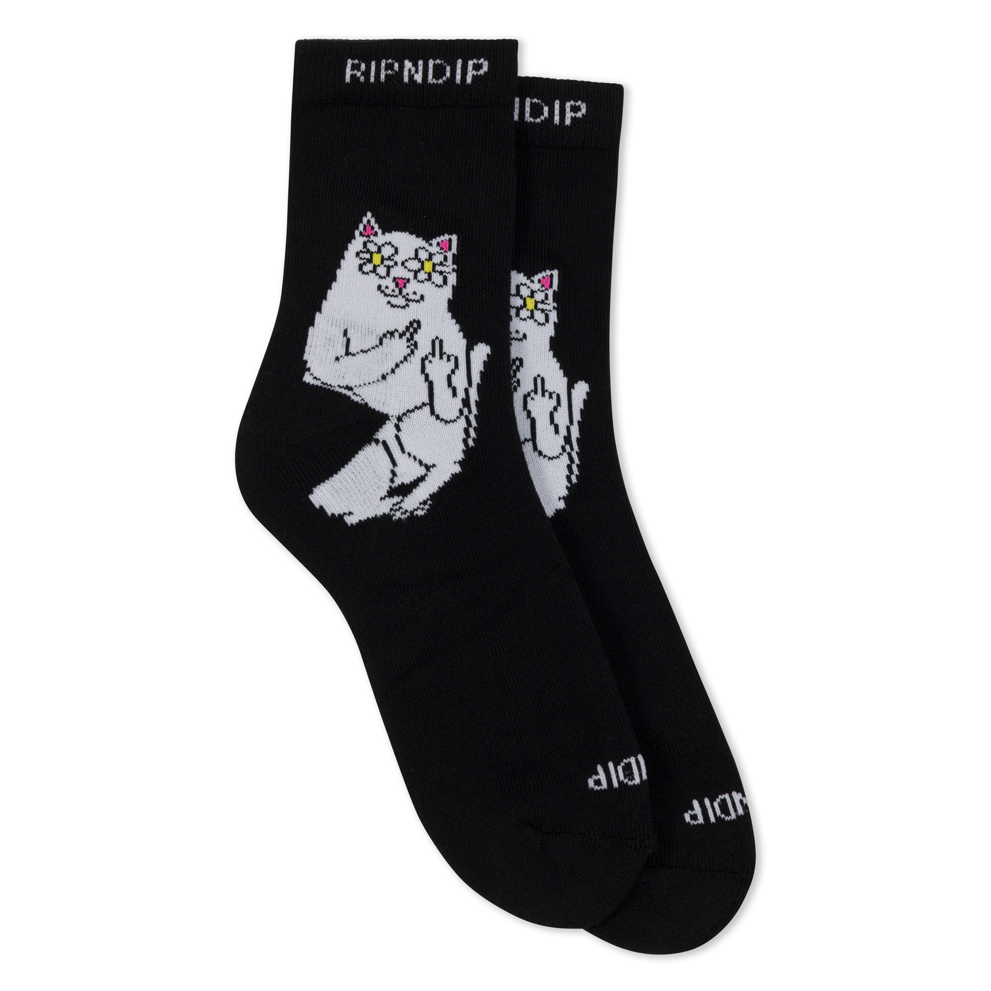 Lord Blossom Mid Socks (Black)