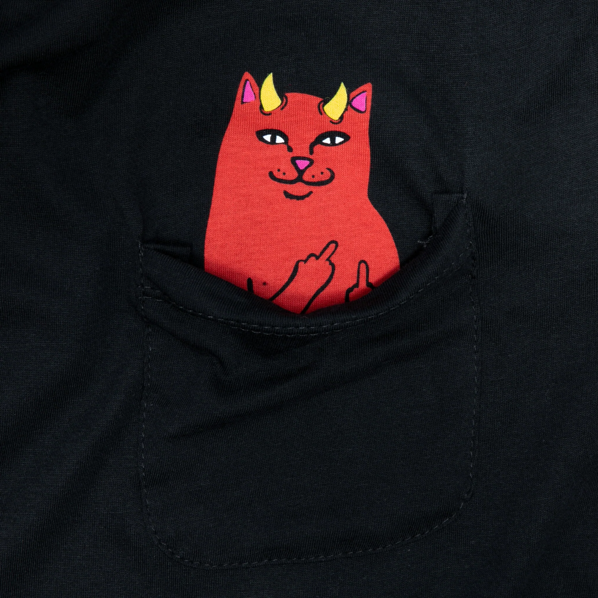 Lord Devil Pocket Tee (Black) - Image 3
