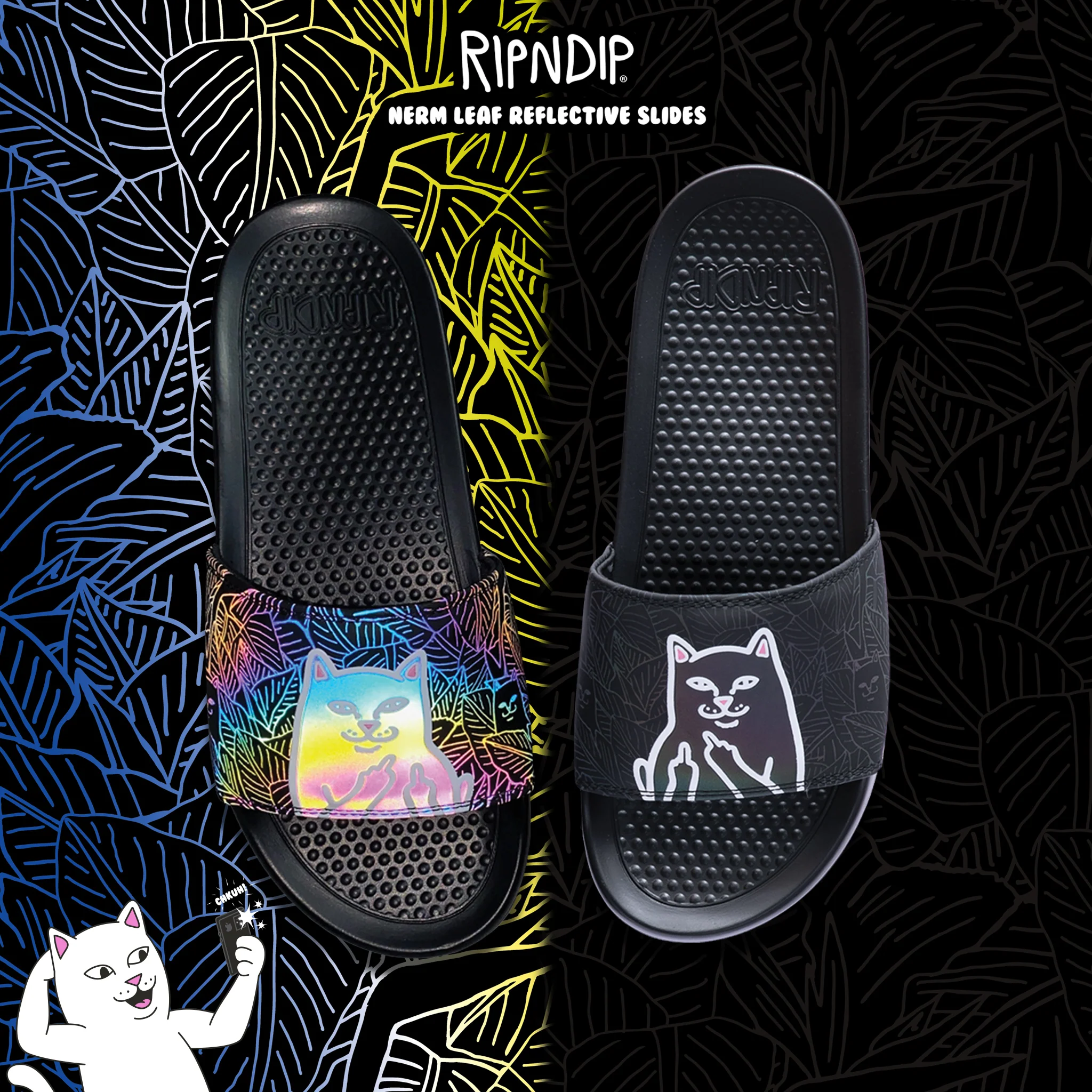 Lord Jermal Leaf Camo Slides (3M Iridescent) - Image 2