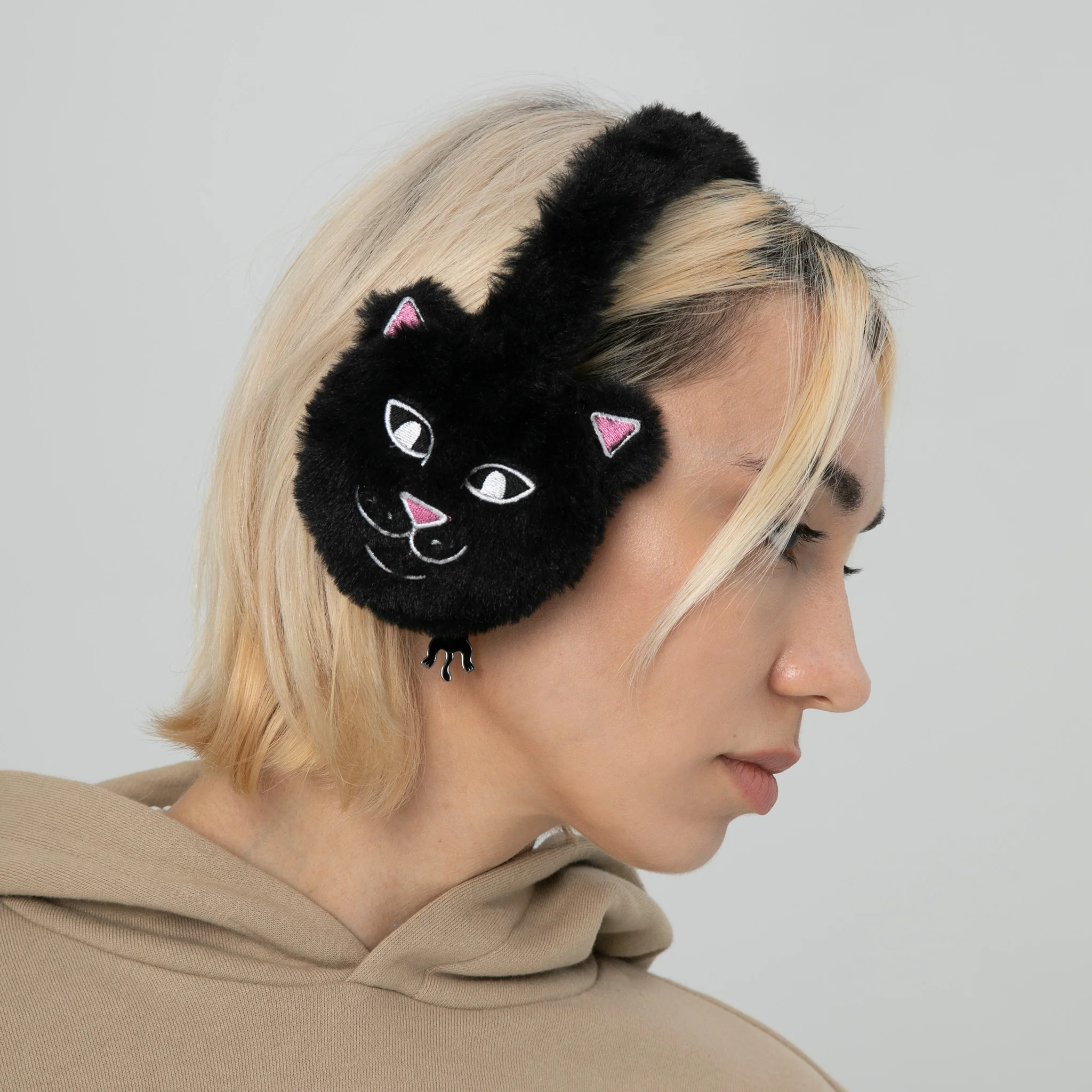 Lord Jermal Sherpa Earmuffs (Black) - Image 3