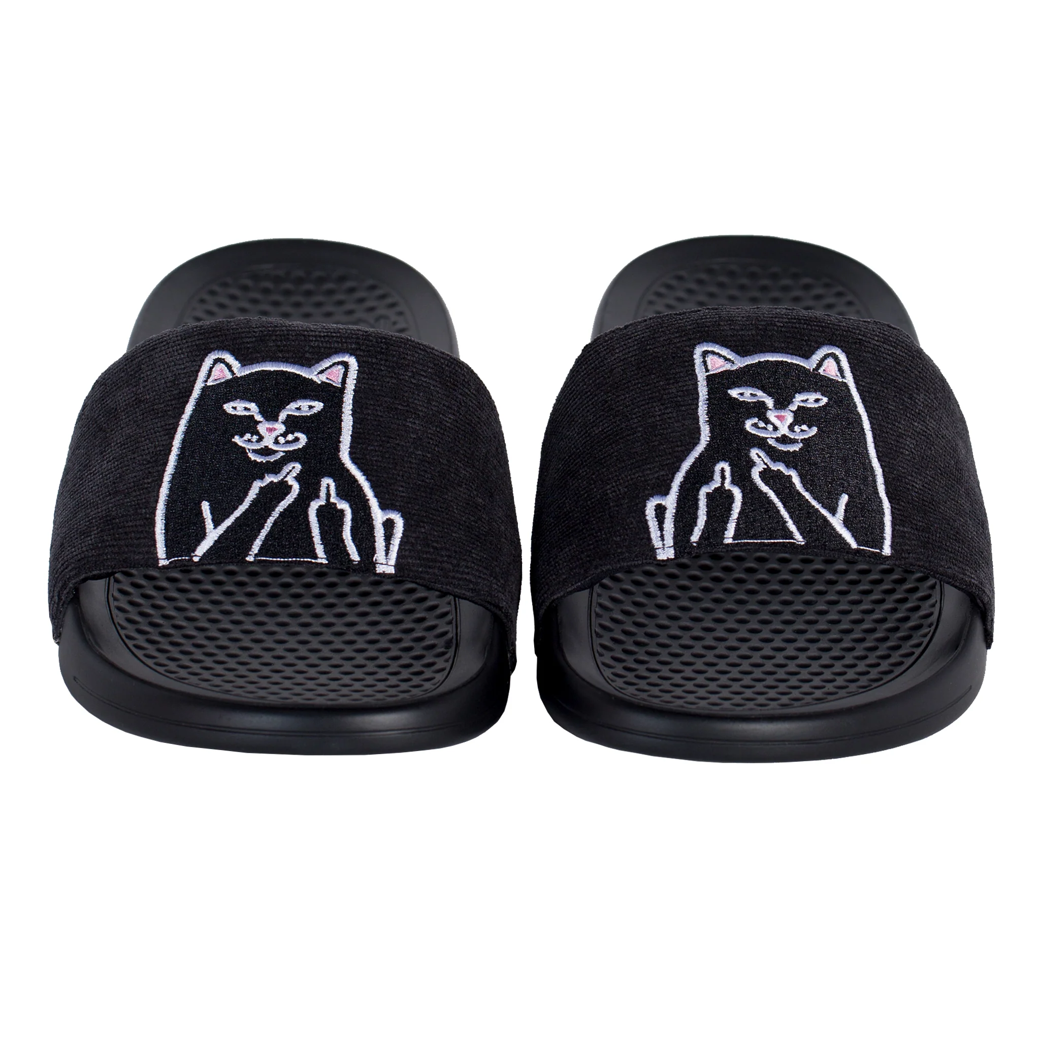 Lord Jermal Slides (Black Corduroy) - Image 2