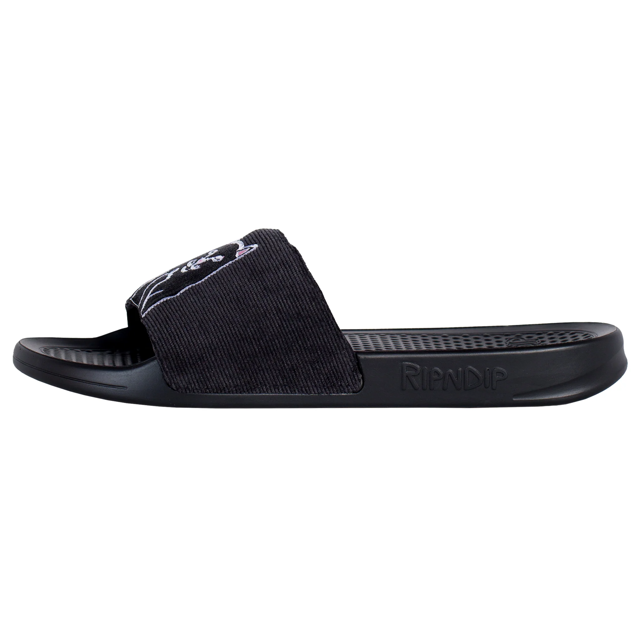 Lord Jermal Slides (Black Corduroy) - Image 4