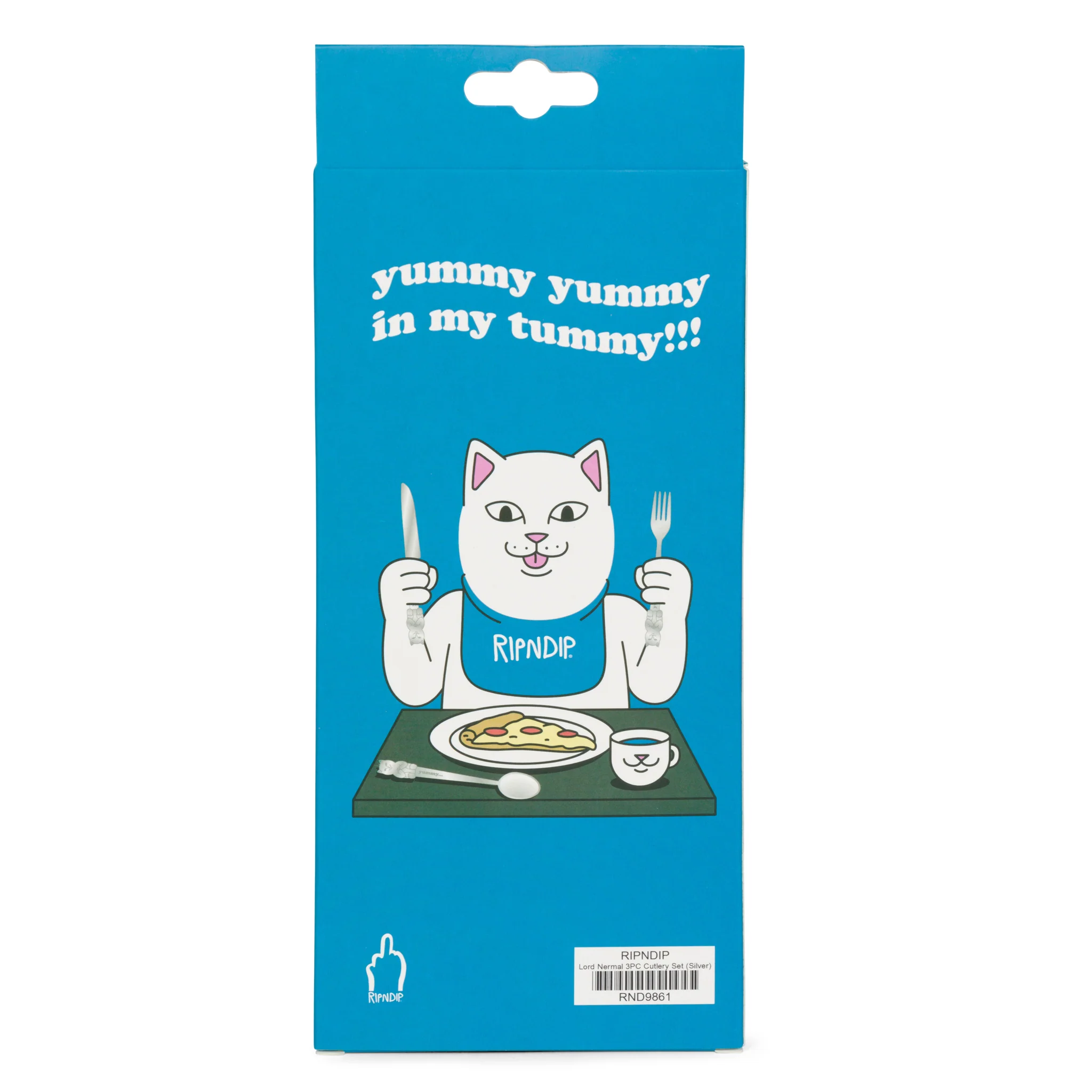 Lord Nermal 3 PC Cutlery Set (Silver) - Image 4