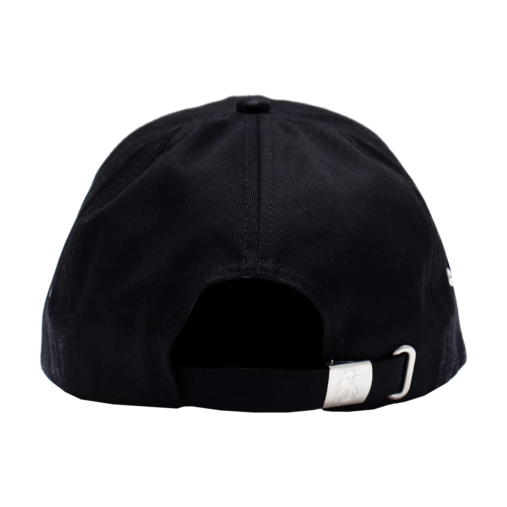 Lord Nermal 6 Panel Pocket Hat (Black) - Image 3