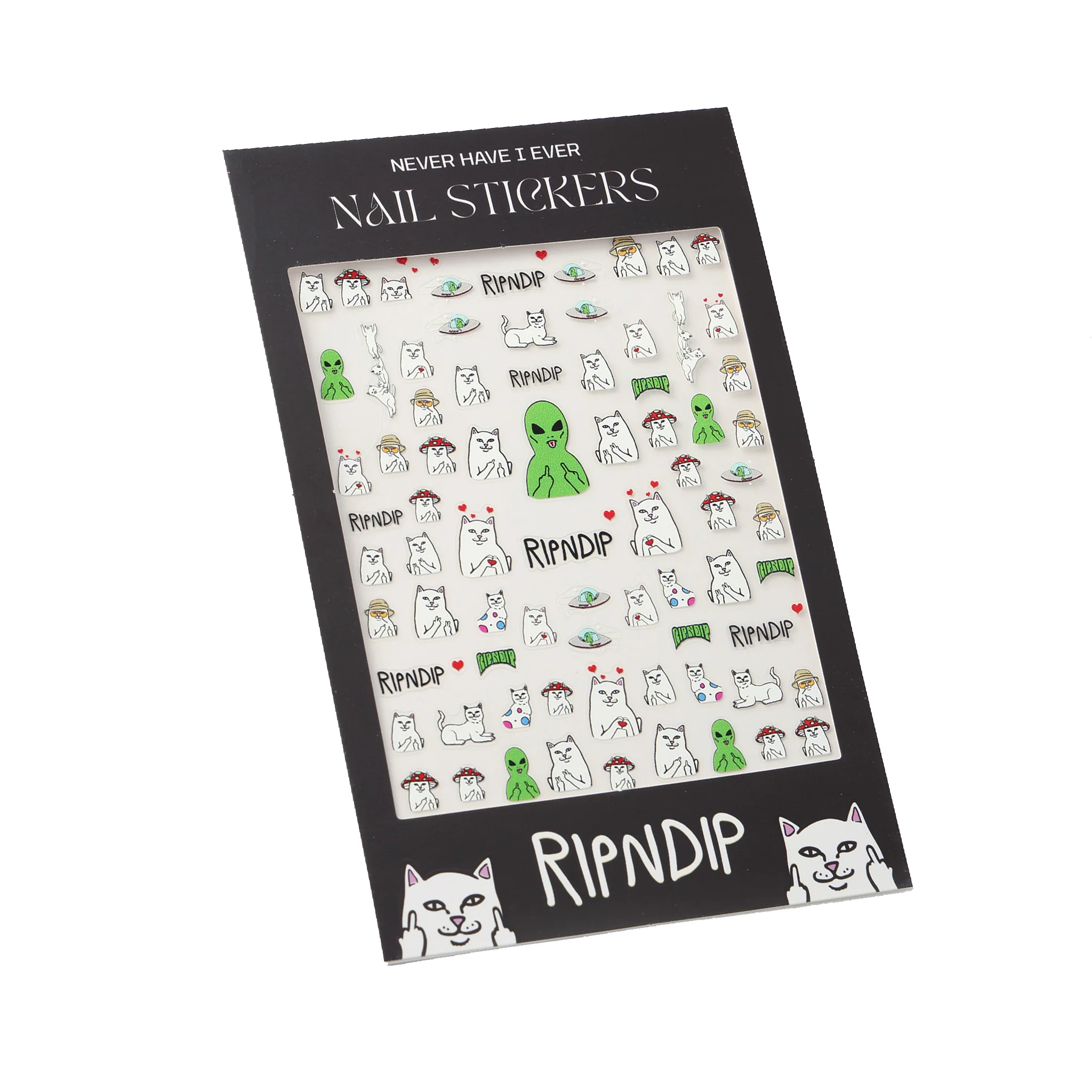 Lord Nermal And Alien Nail Stickers