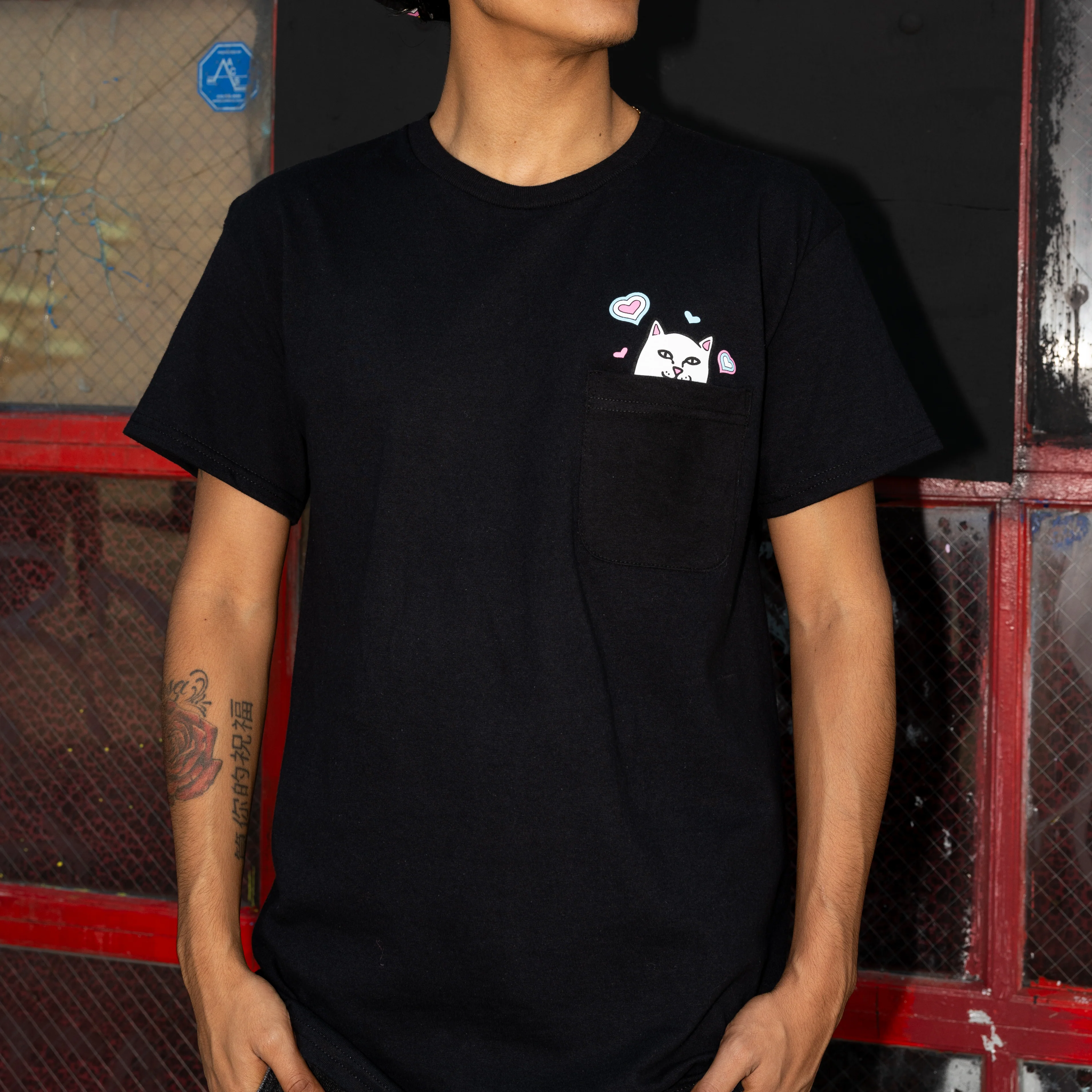 Lord Nermal Amor Pocket Tee (Black) - Image 2