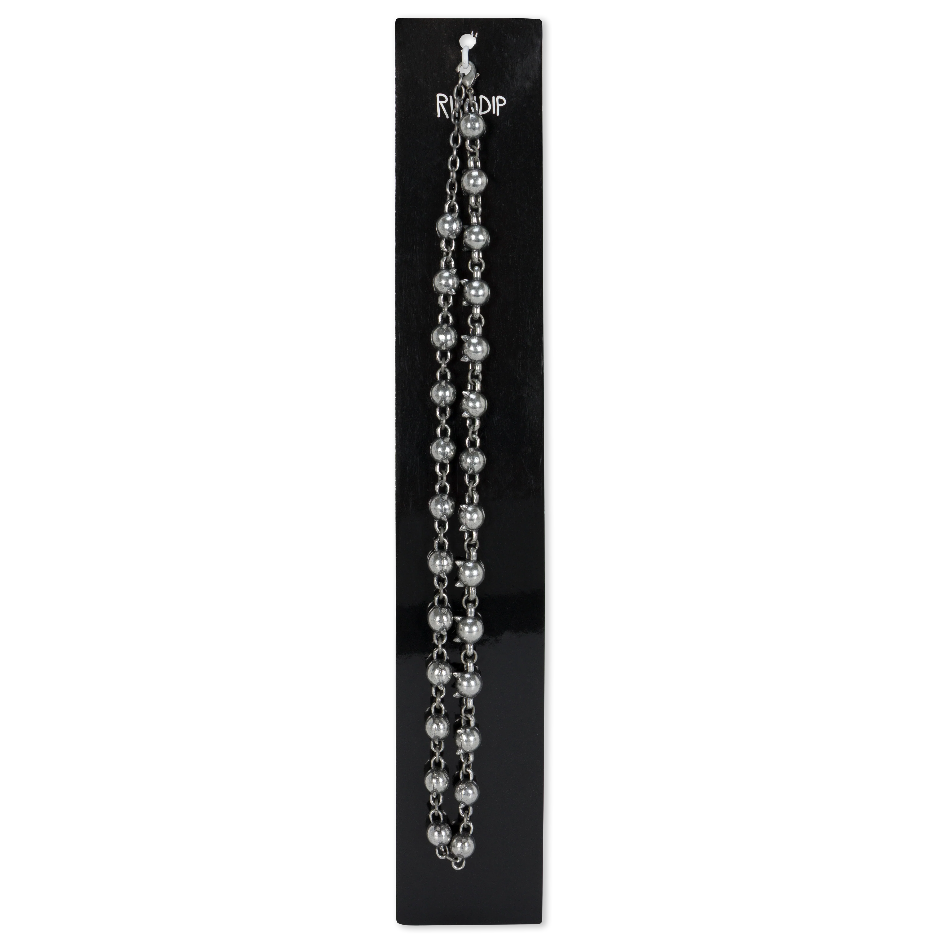 Lord Nermal Ball and Chain Necklace (Silver) - Image 4