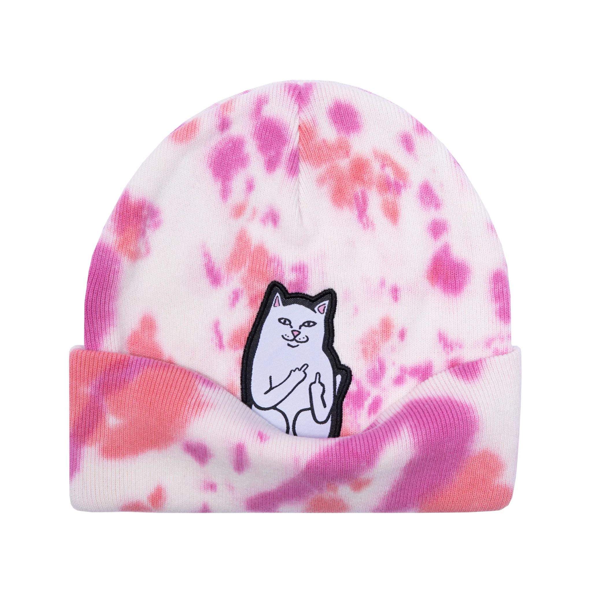 Lord Nermal Beanie (Pink Tie Dye) - Image 3