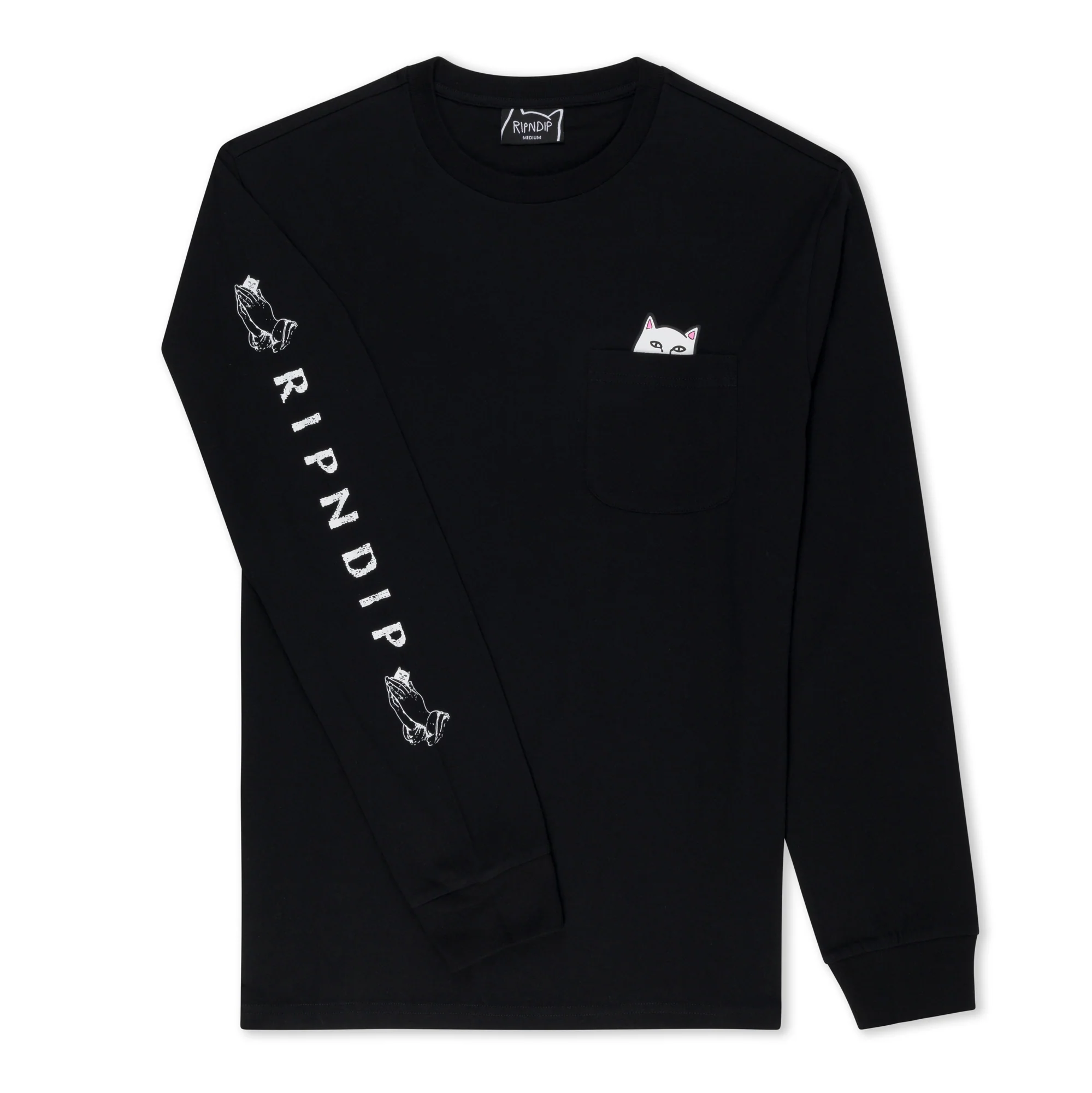 Lord Nermal L/S Pocket Tee (Black) - Image 4