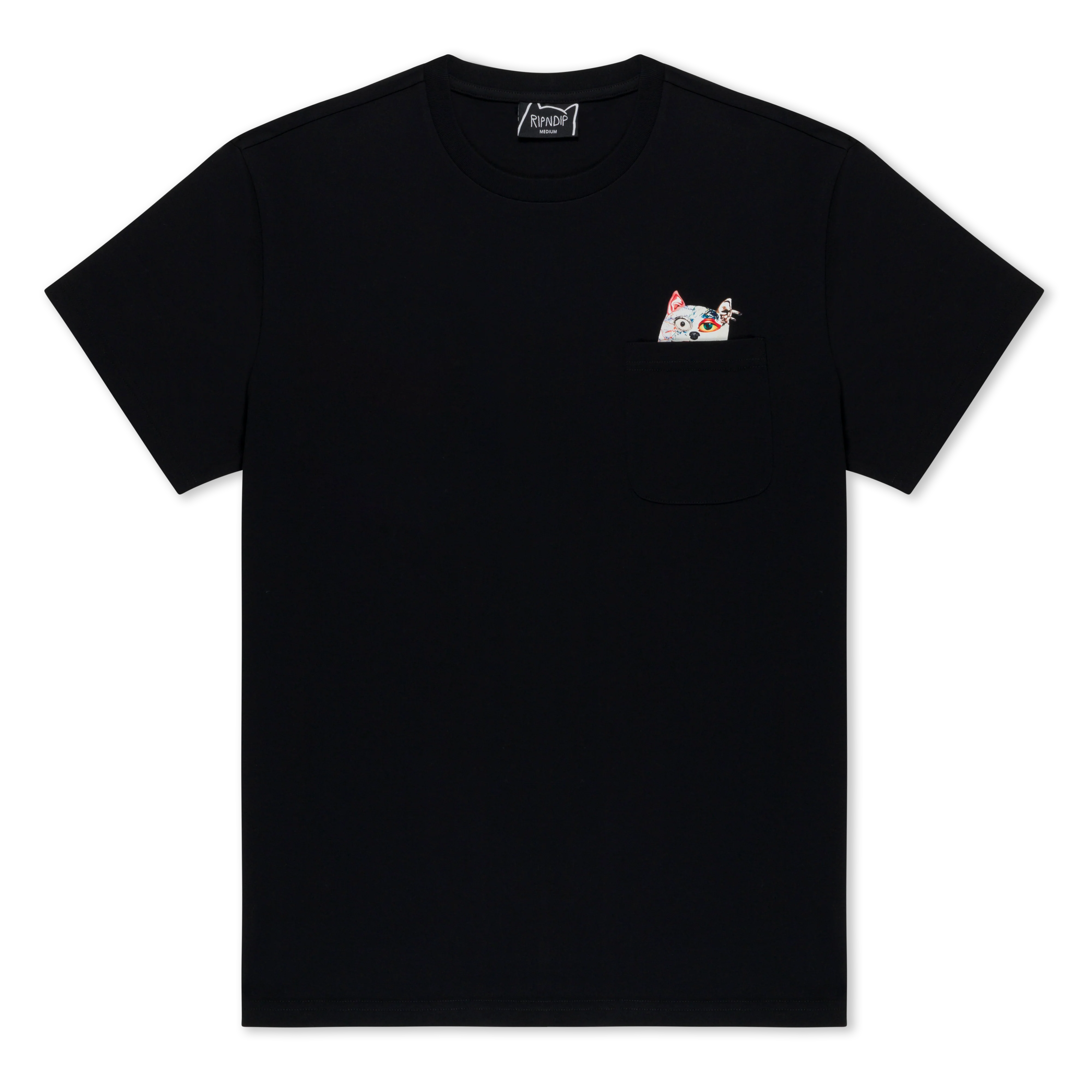 Lord Nermal Collage Pocket Tee (Black) - Image 3