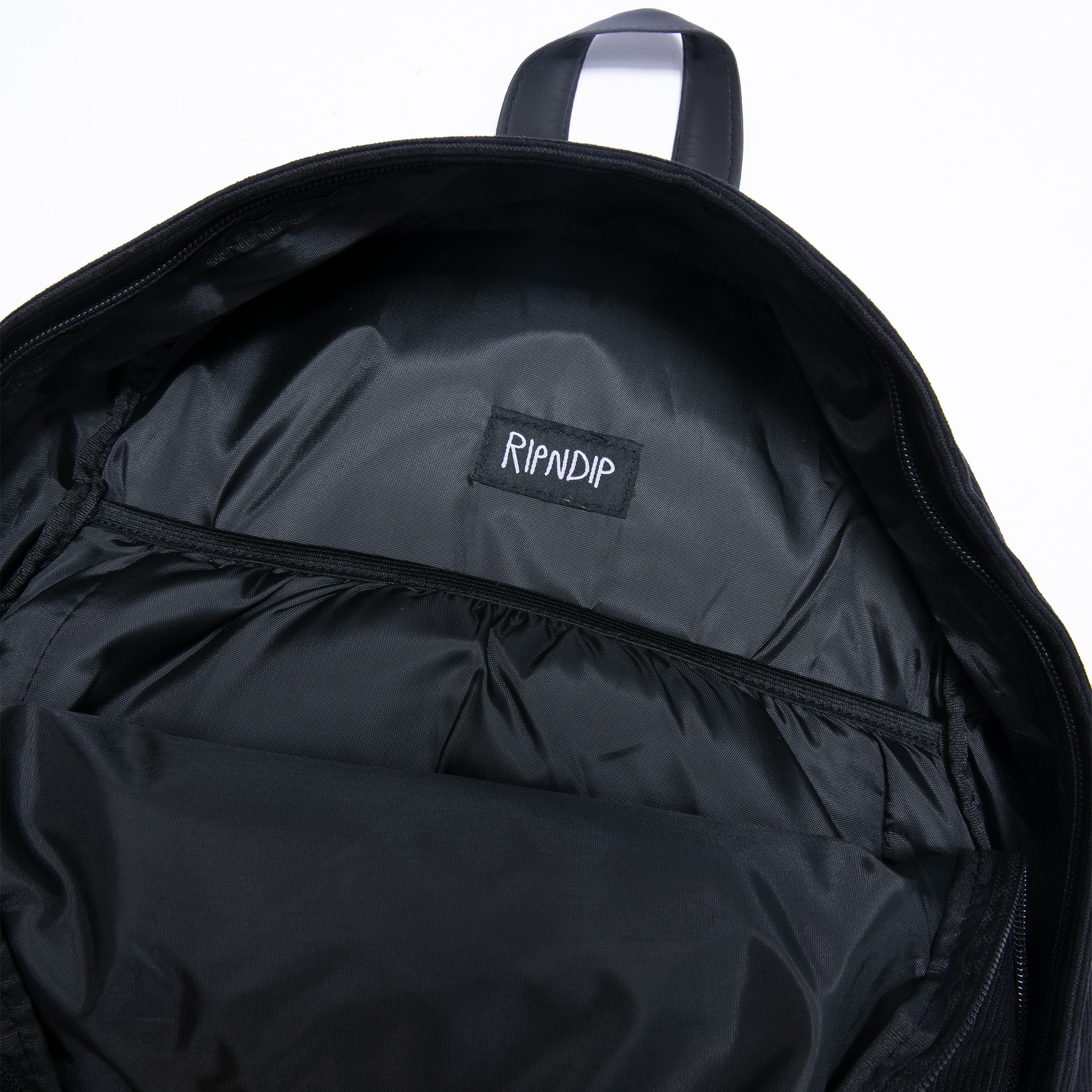 Lord Nermal Corduroy Backpack (Black) - Image 3