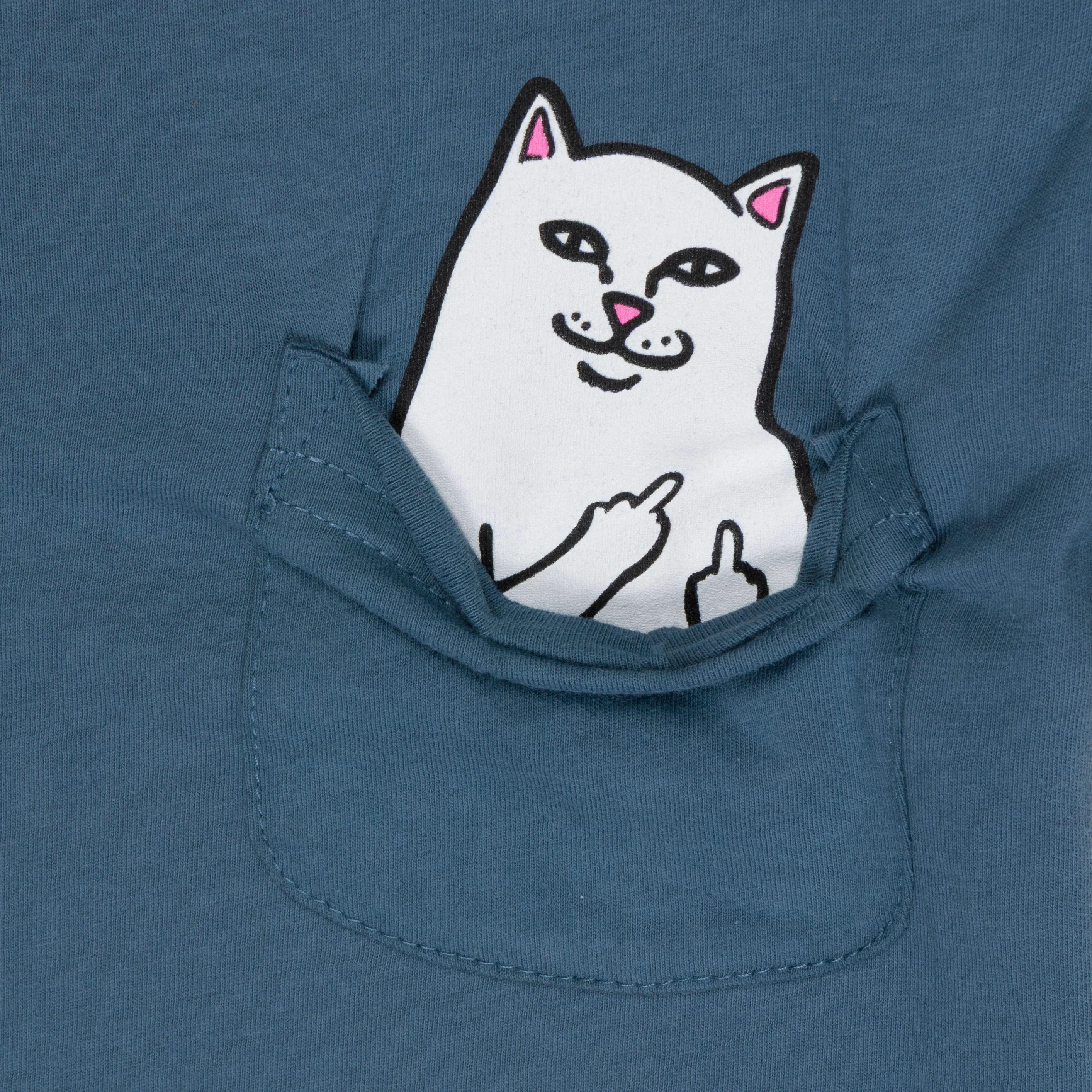 Lord Nermal Cropped Baby Pocket Tee (Slate) - Image 3