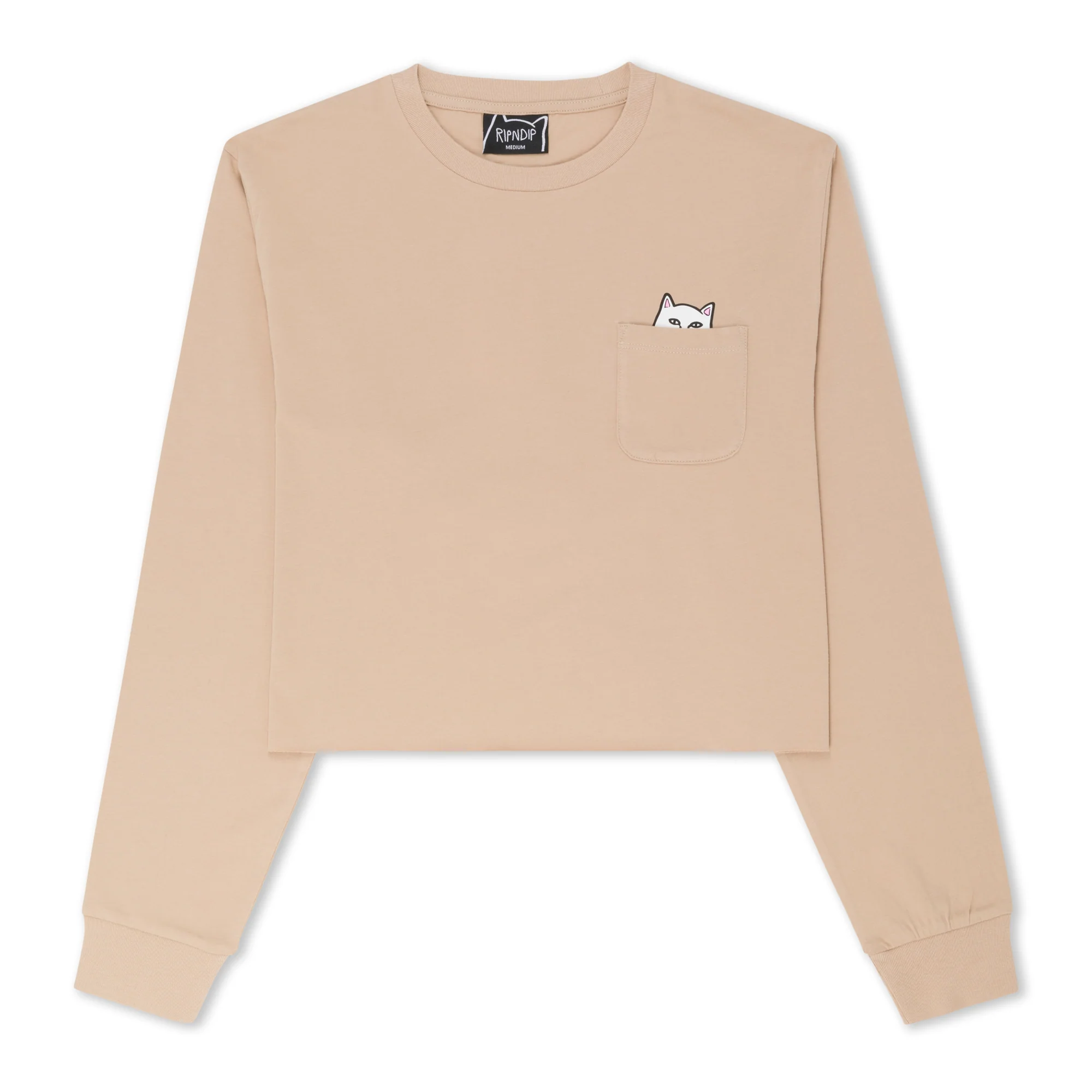 Lord Nermal Cropped Long Sleeve (Almond) - Image 3
