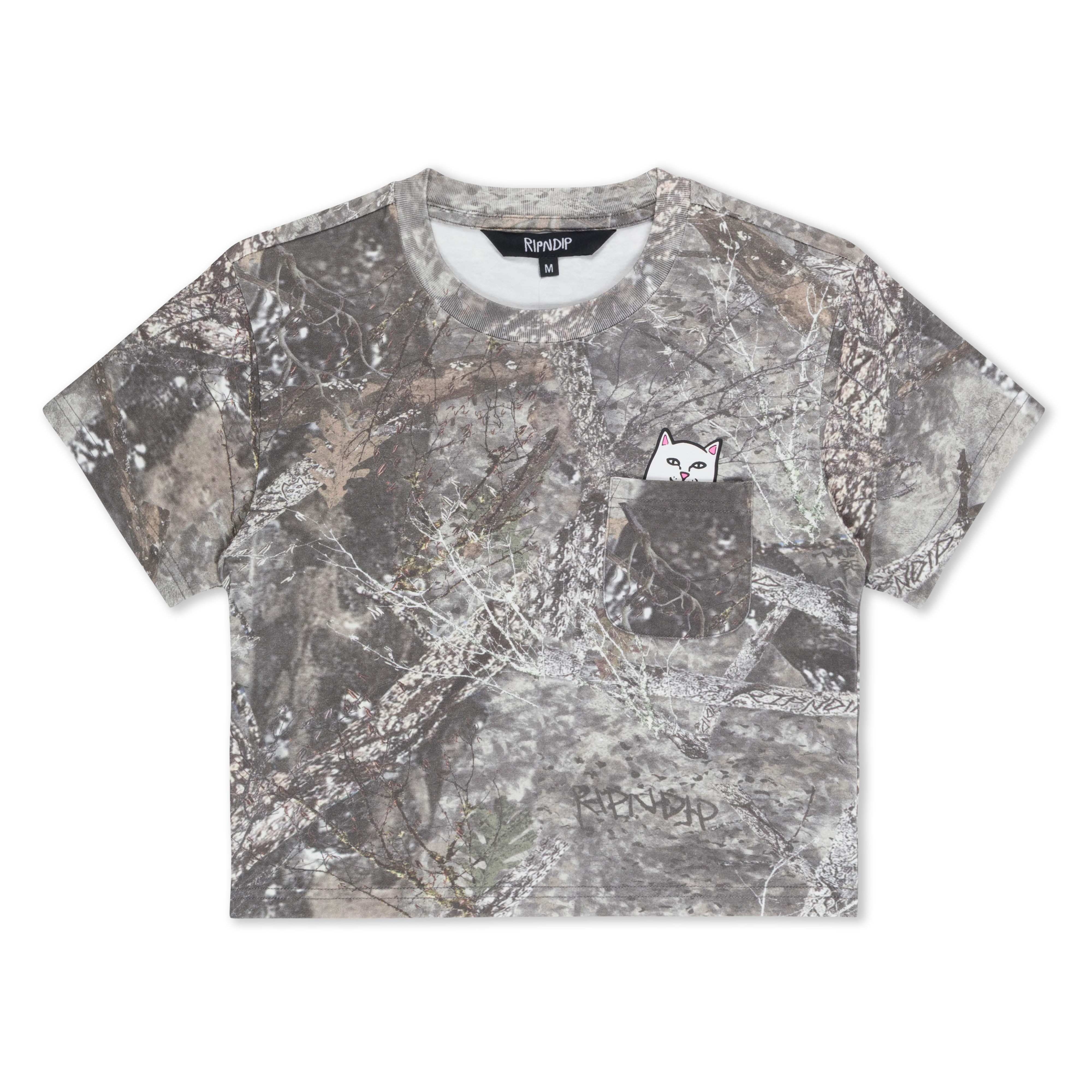 Lord Nermal Cropped Pocket Tee (Nerm Tree Camo) - Image 3