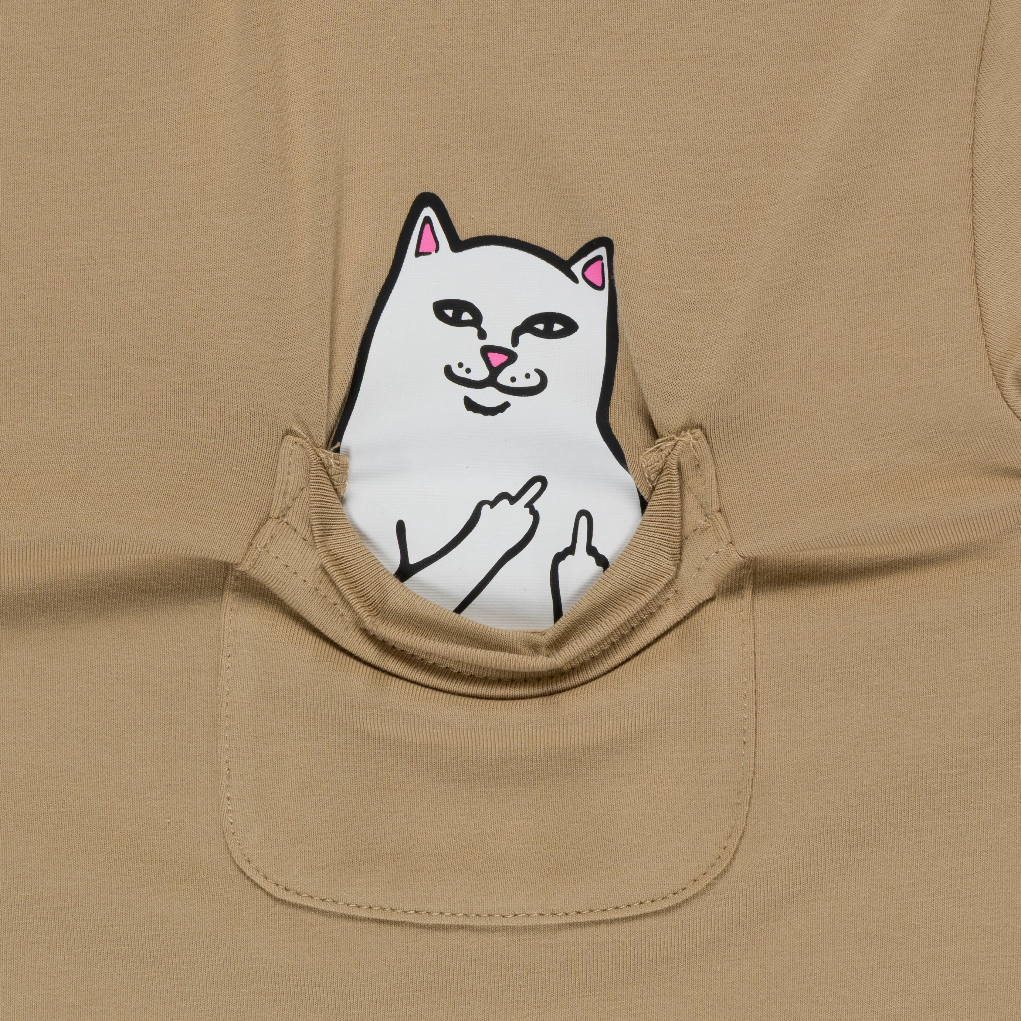 Lord Nermal Cropped Pocket Tee (Tan) - Image 2